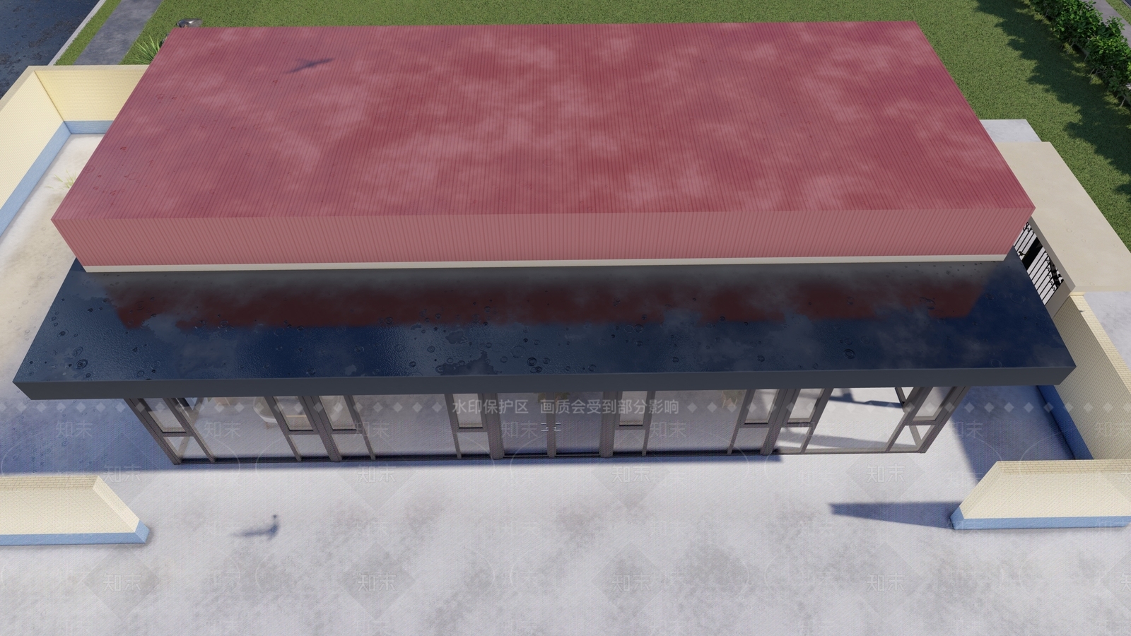 现代其他办公区域SU模型下载【ID:1183341403】