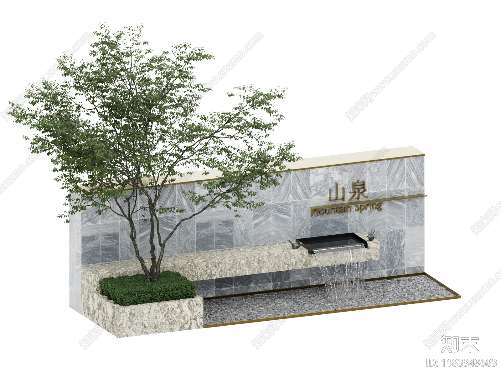 现代轻奢景墙3D模型下载【ID:1183349683】