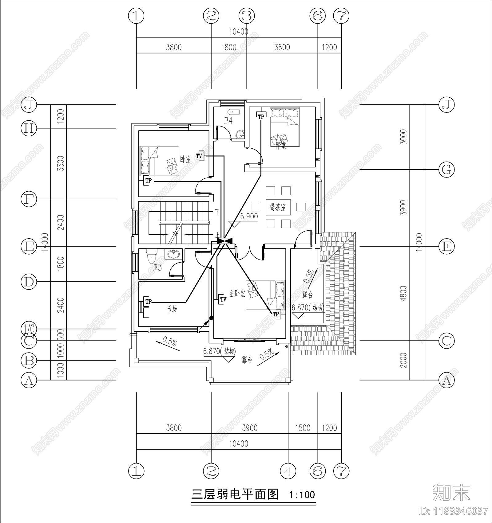 电气图cad施工图下载【ID:1183346037】