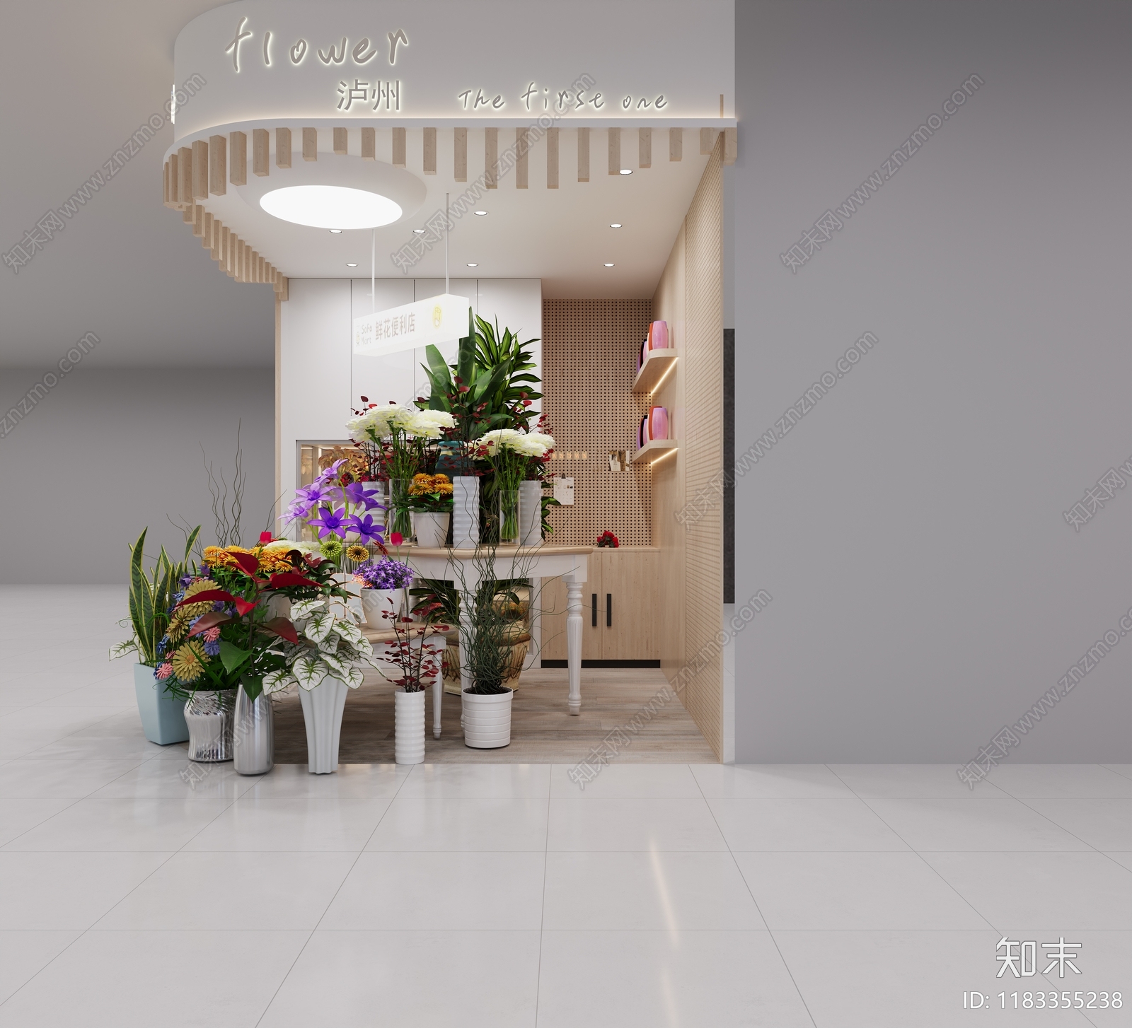 花店3D模型下载【ID:1183355238】