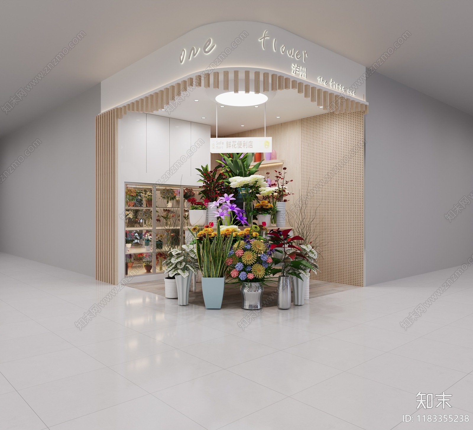 花店3D模型下载【ID:1183355238】