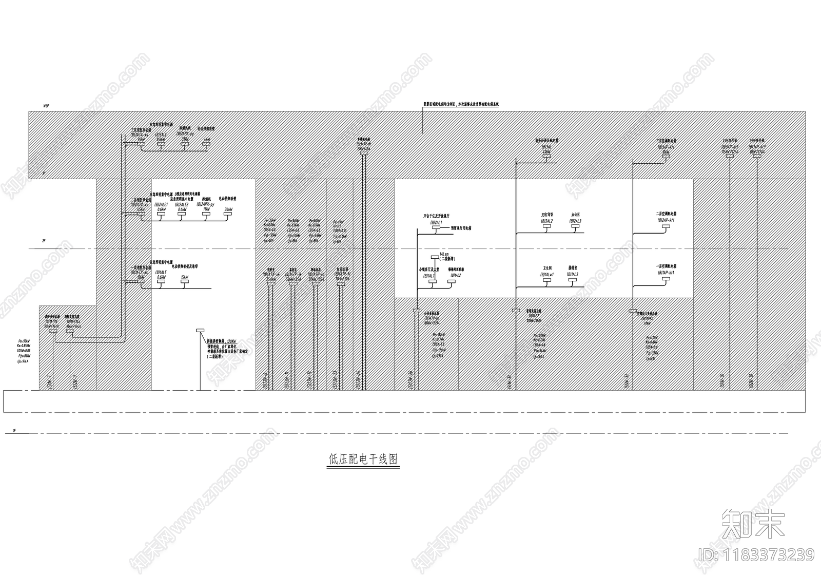 电气图cad施工图下载【ID:1183373239】