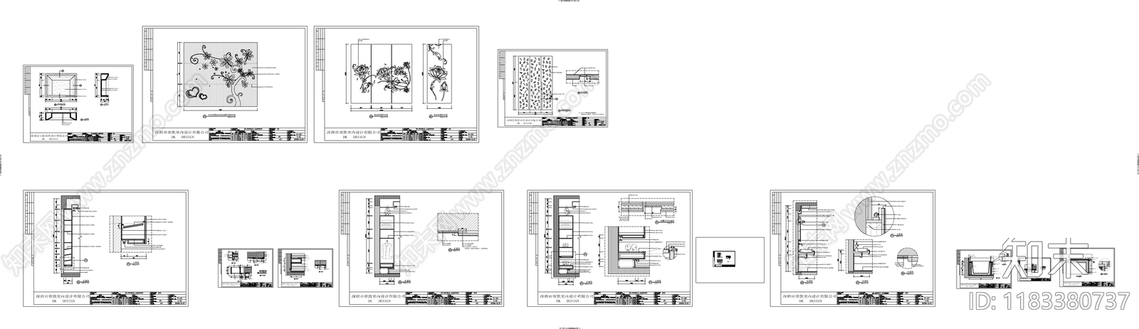 平层cad施工图下载【ID:1183380737】