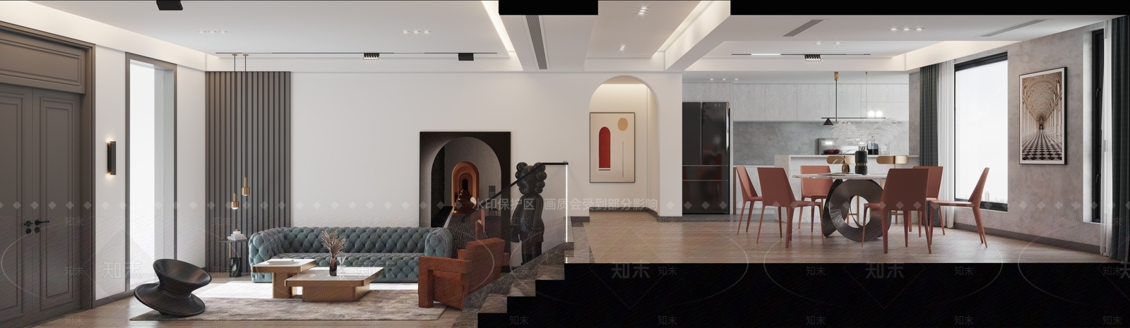 现代雕花3D模型下载【ID:1183382398】