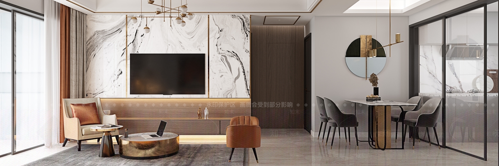 现代雕花3D模型下载【ID:1183382731】
