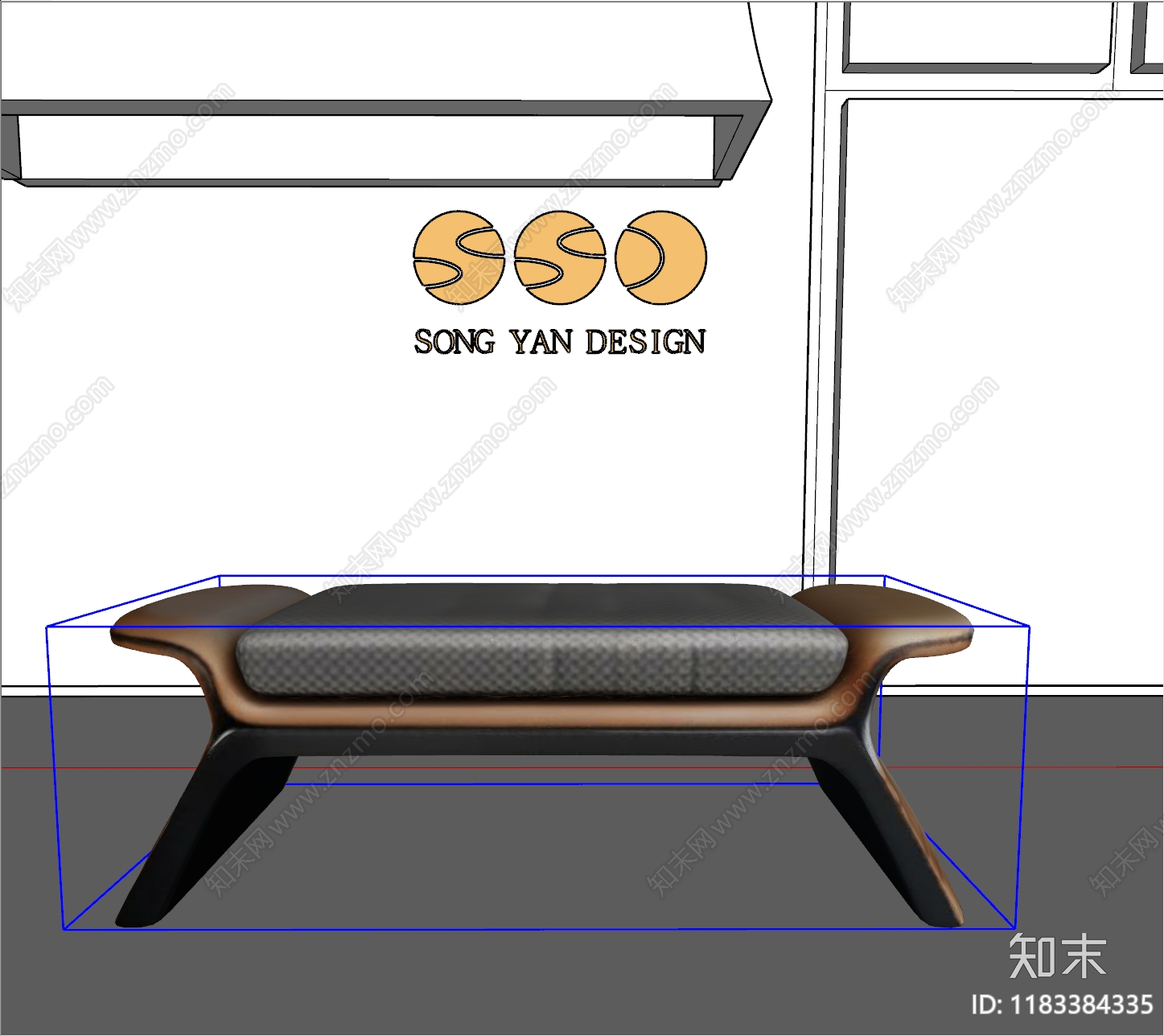 现代意式双人沙发SU模型下载【ID:1183384335】