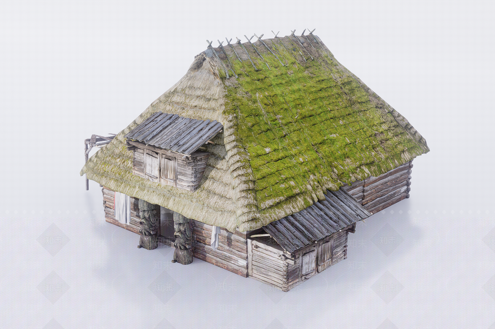 中式古建3D模型下载【ID:1183385599】