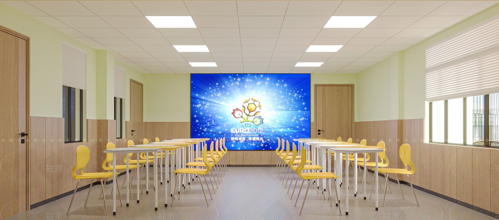 现代幼儿园3D模型下载【ID:1183386272】