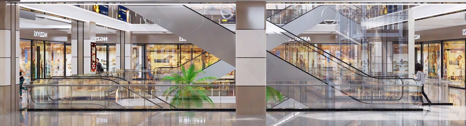 现代商场贴图下载【ID:1183388023】