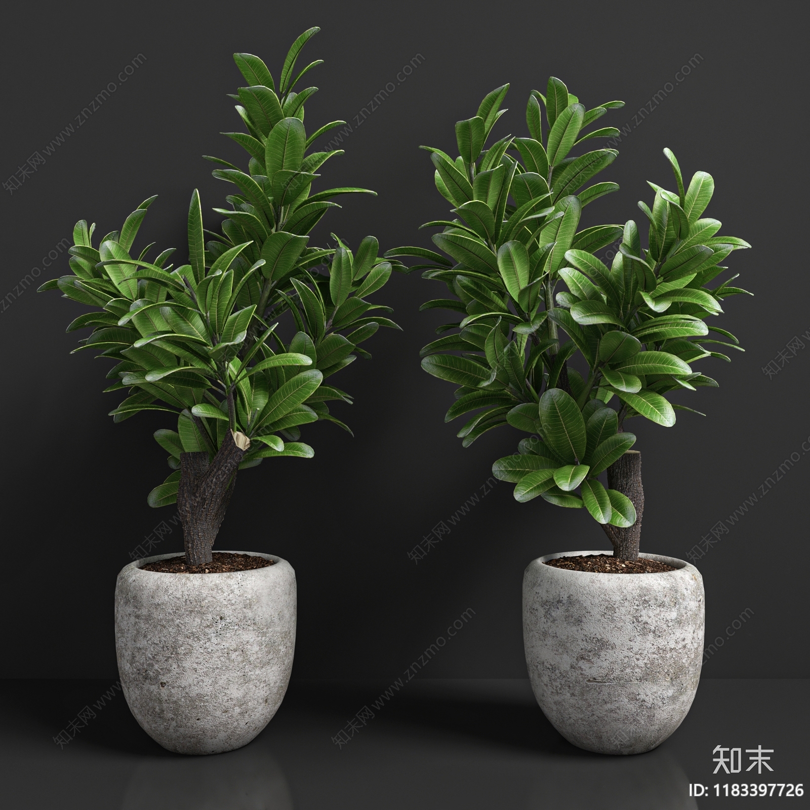 现代茶柜3D模型下载【ID:1183397726】