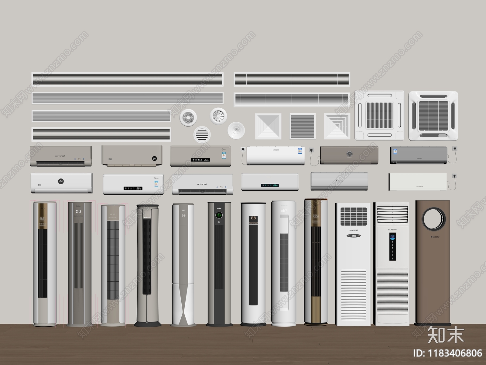 空调SU模型下载【ID:1183406806】