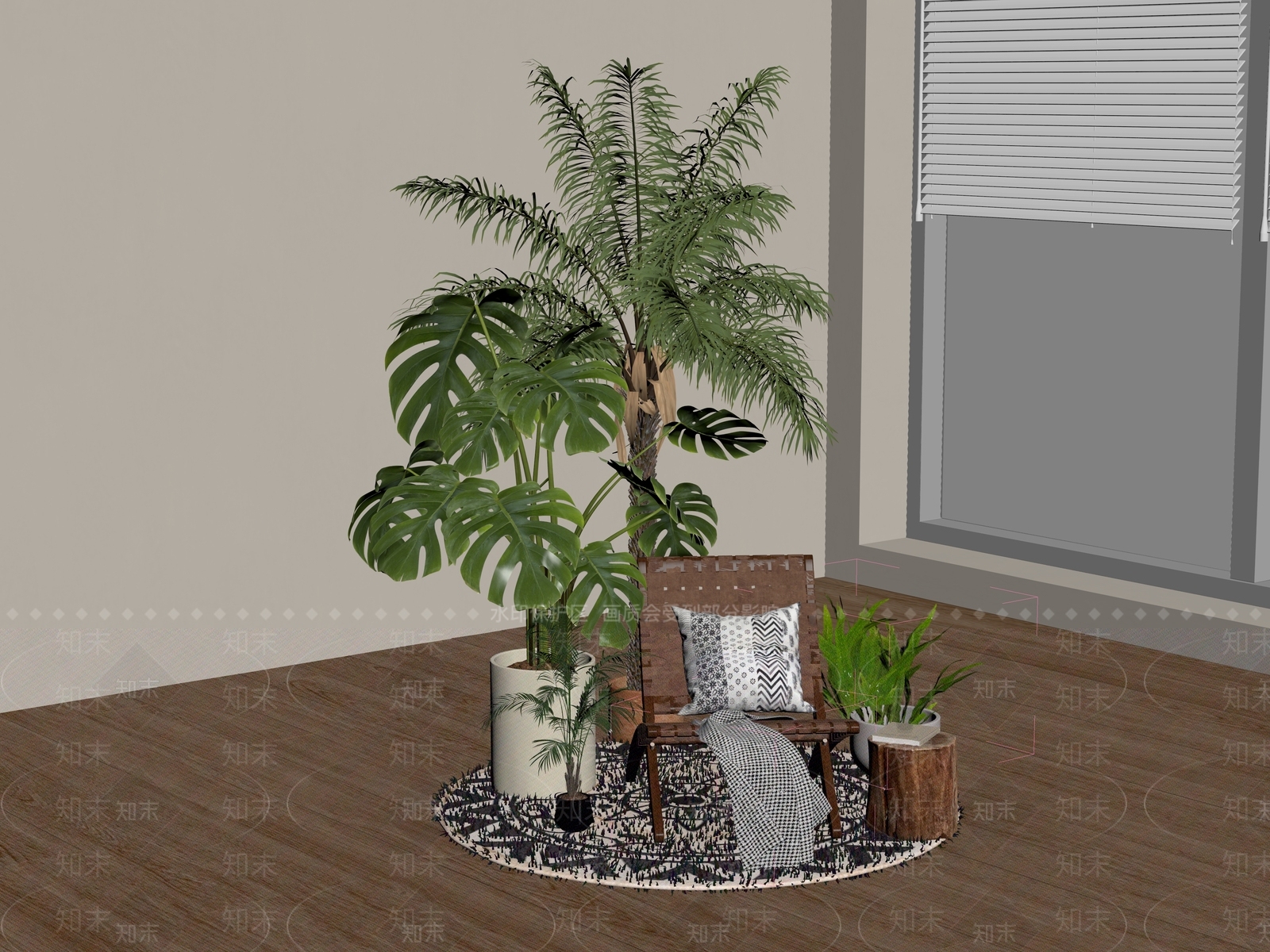 盆栽SU模型下载【ID:1183407386】