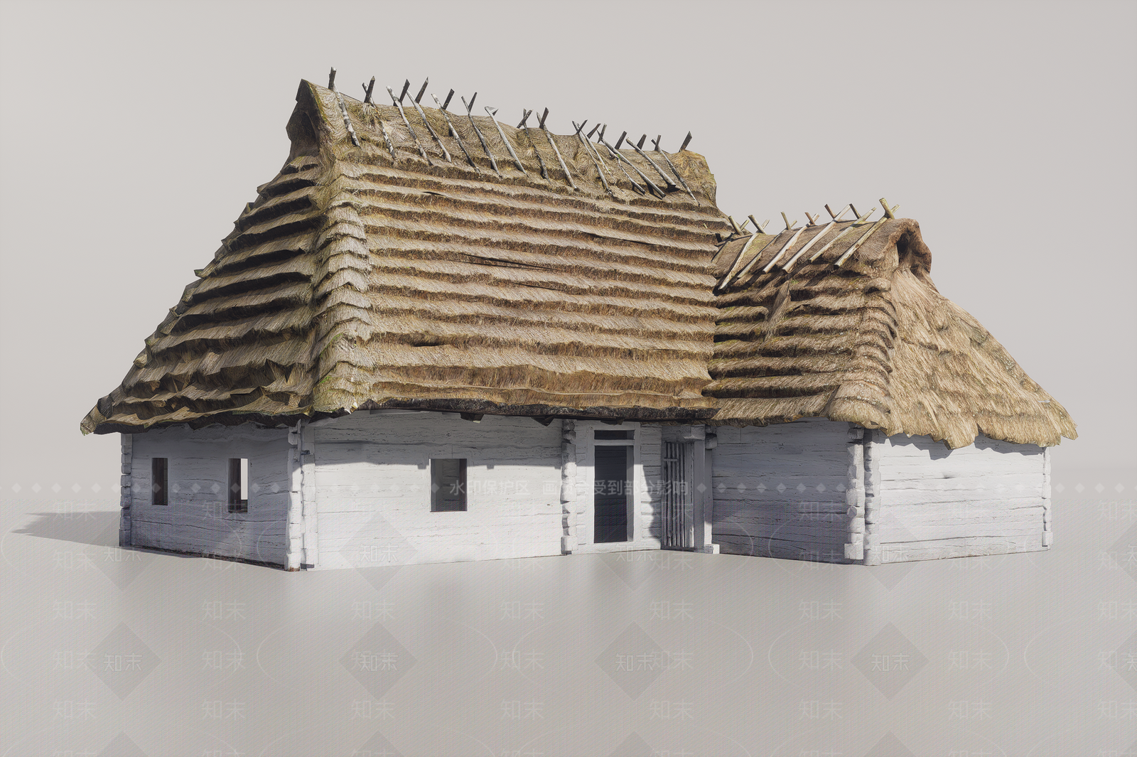 中式古建3D模型下载【ID:1183410029】