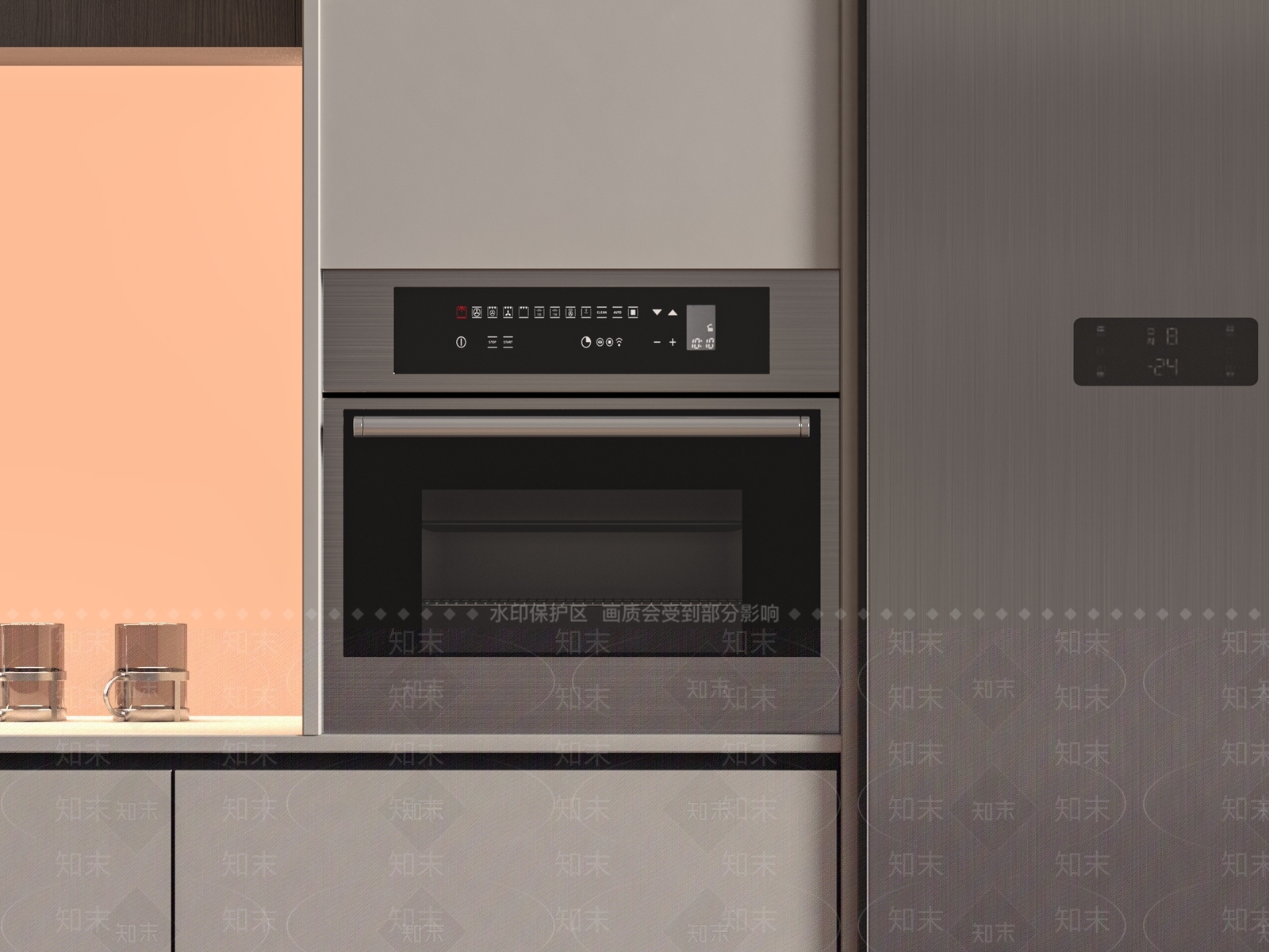饮水机SU模型下载【ID:1183411228】