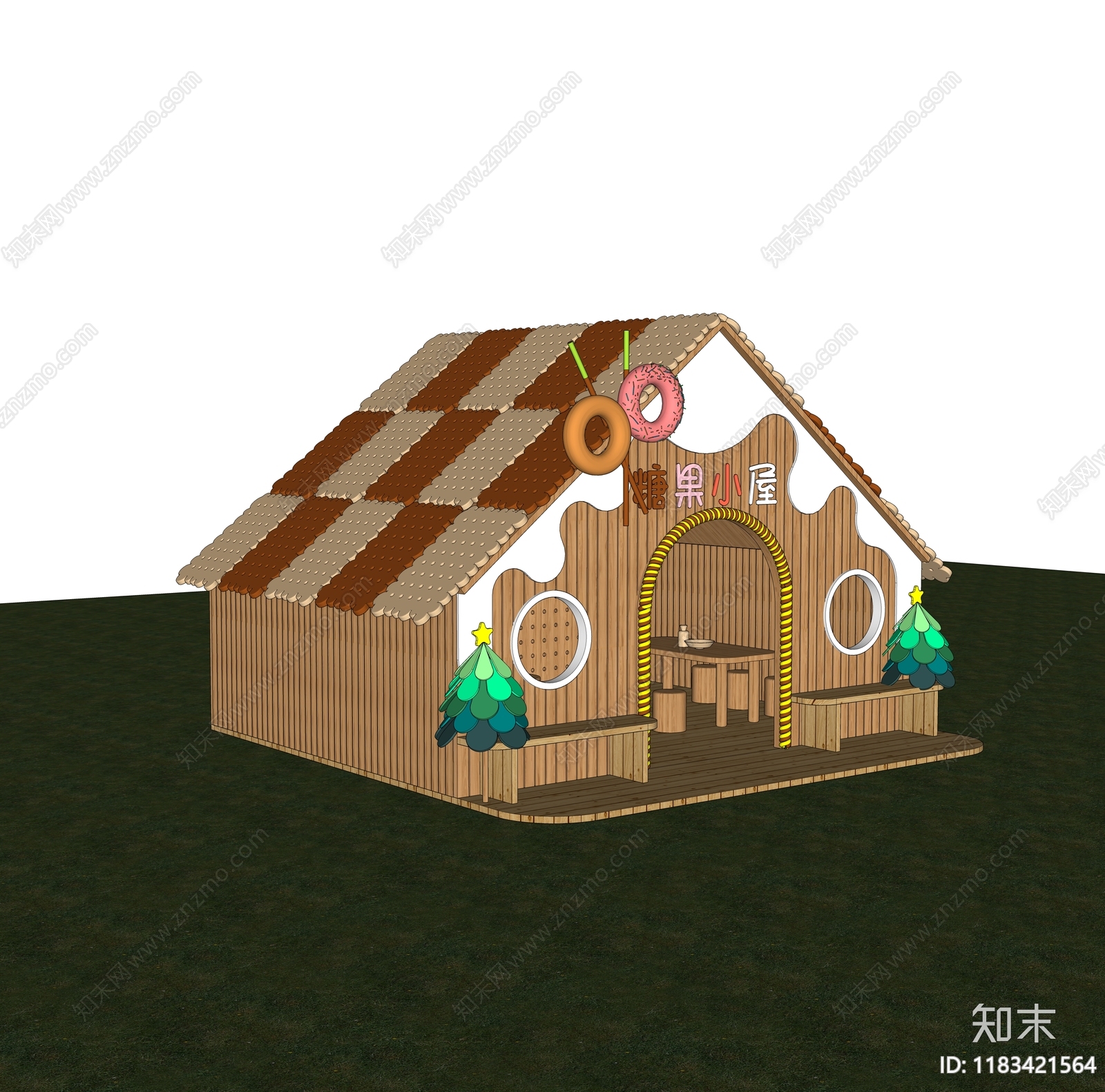 现代儿童活动空间SU模型下载【ID:1183421564】