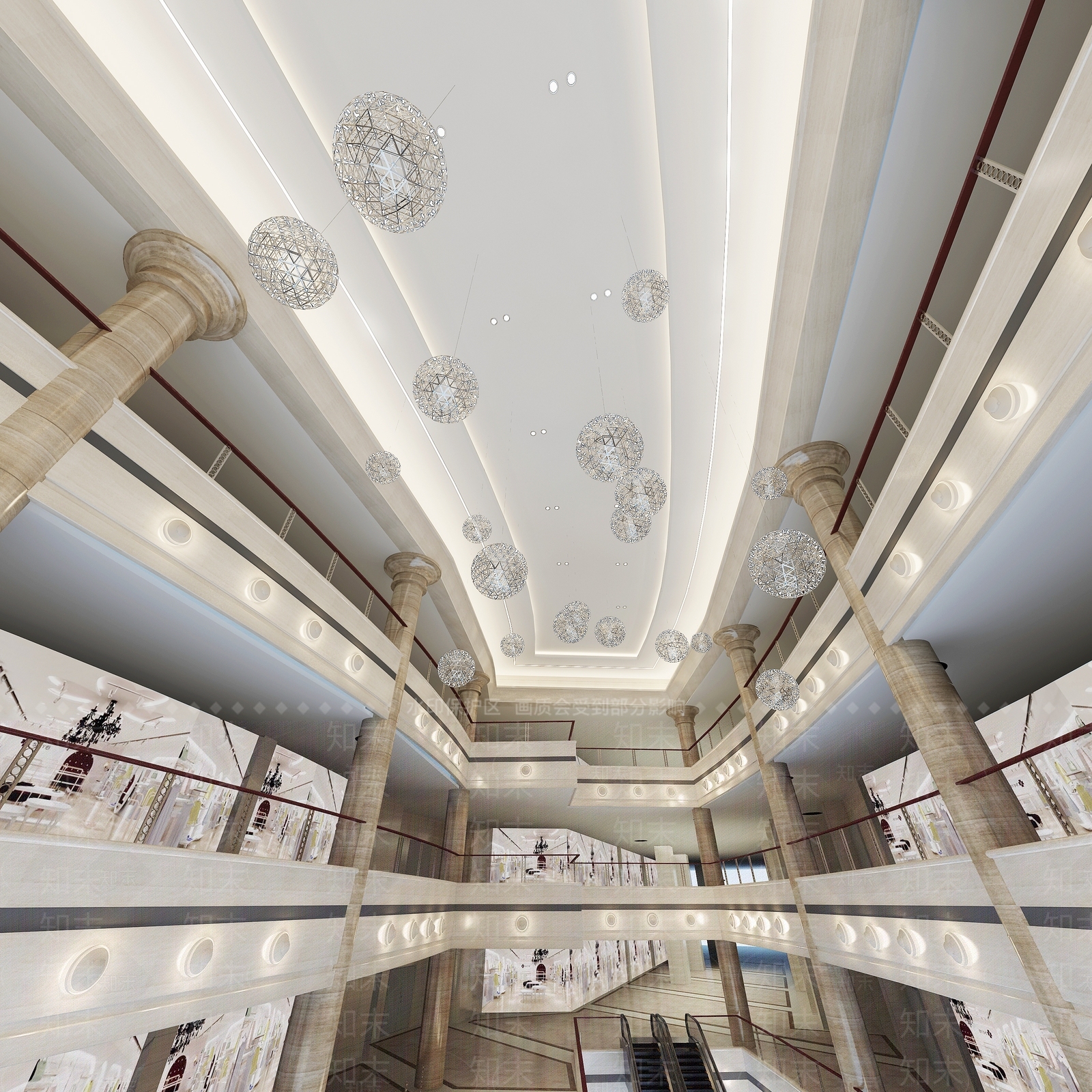 现代商场3D模型下载【ID:1183421945】