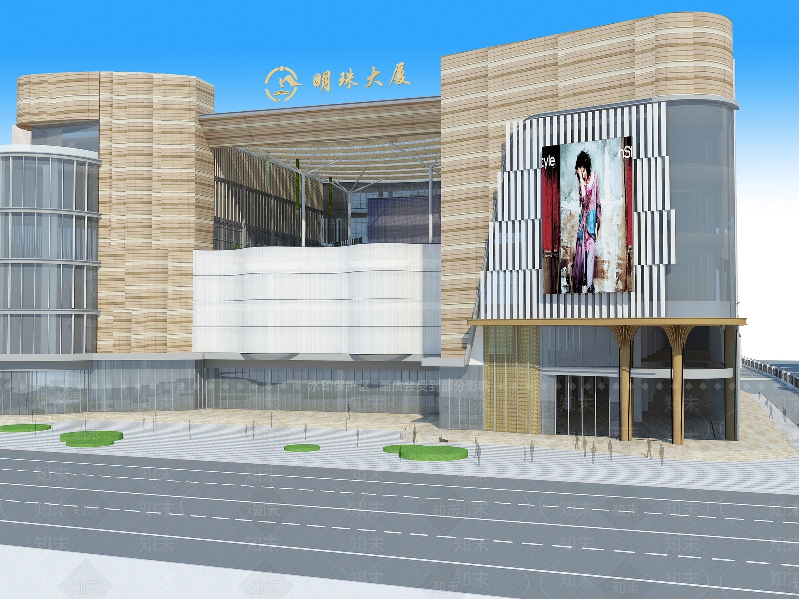 现代其他商业空间3D模型下载【ID:1183422458】
