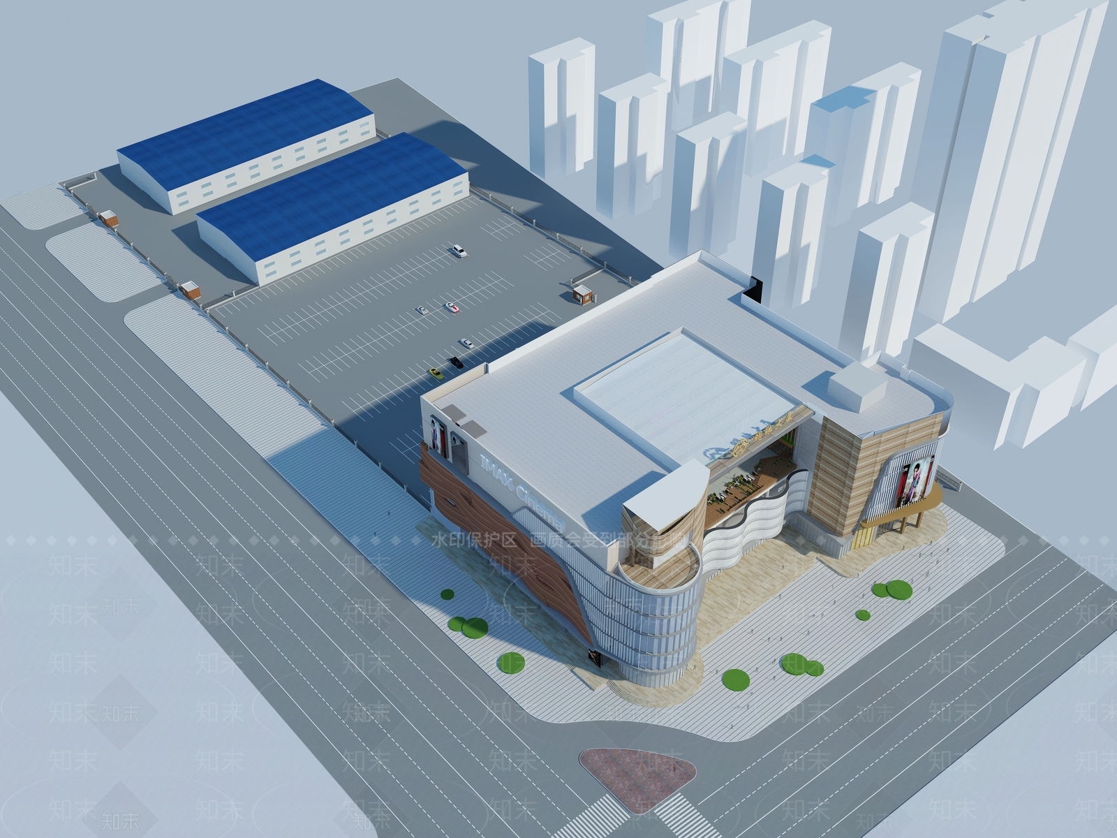 现代其他商业空间3D模型下载【ID:1183422458】