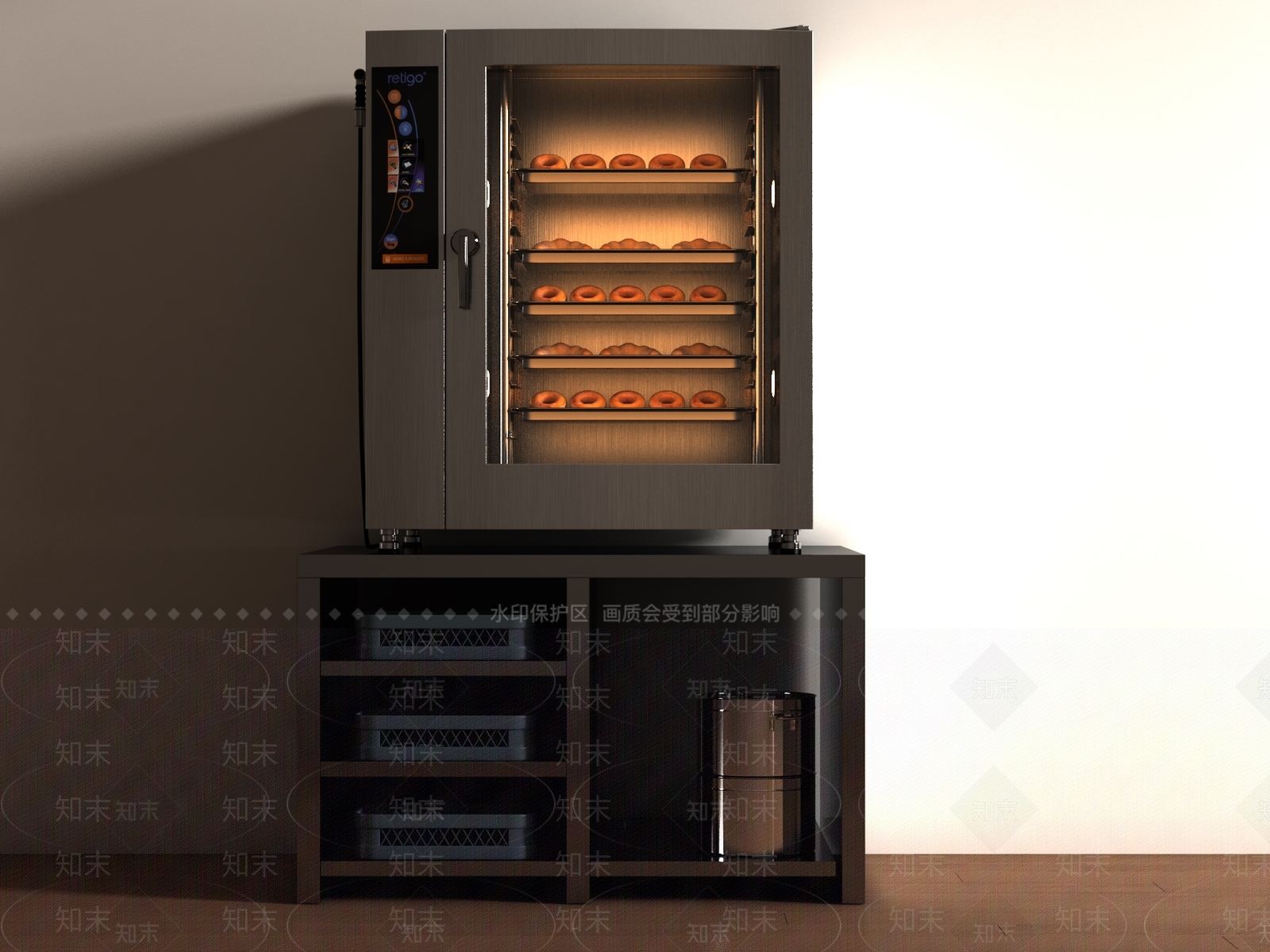 烤箱SU模型下载【ID:1183422676】