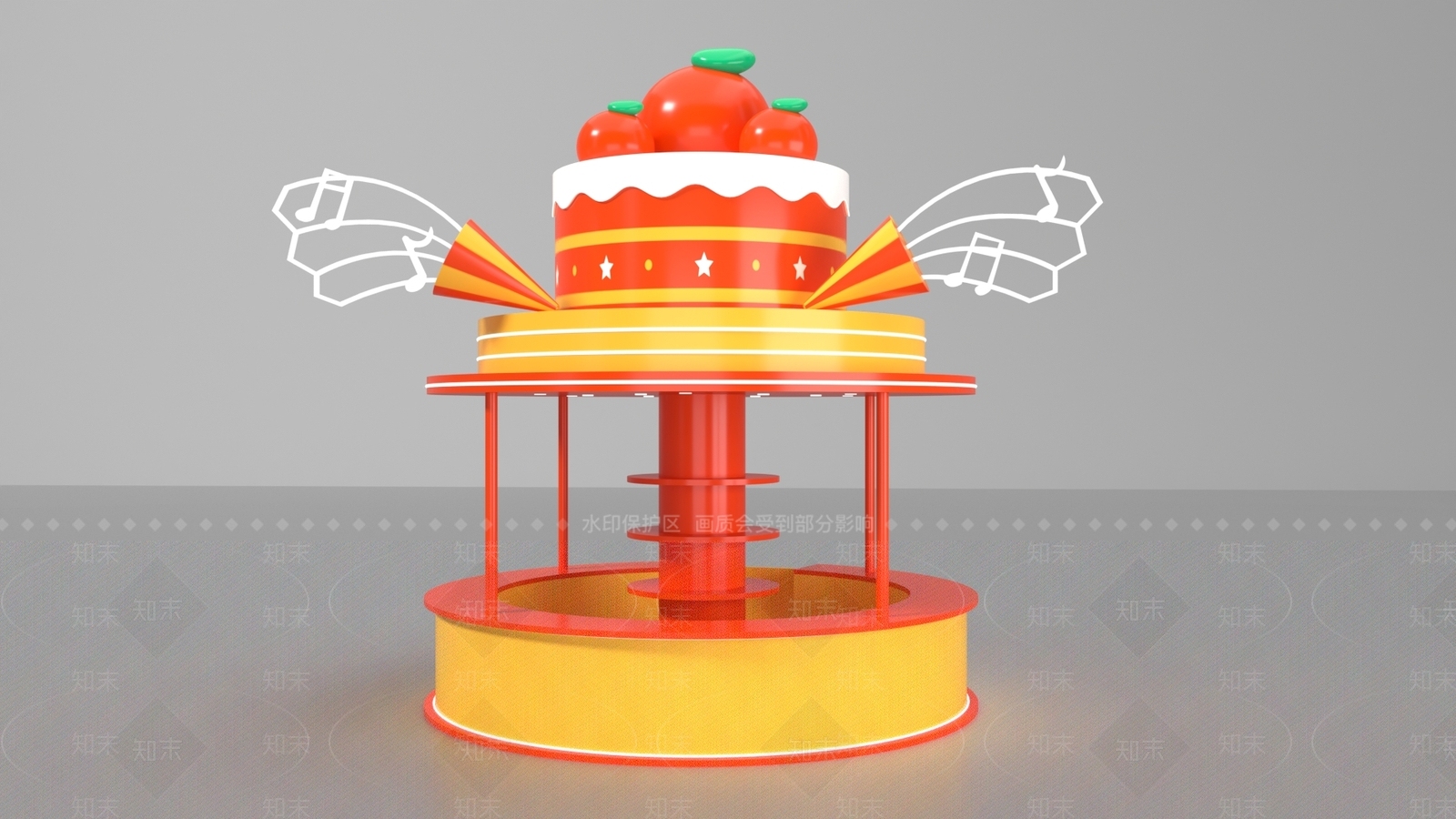 现代美陈3D模型下载【ID:1183441247】