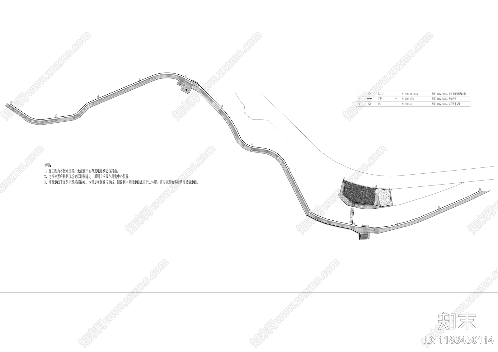 中式庭院cad施工图下载【ID:1183450114】