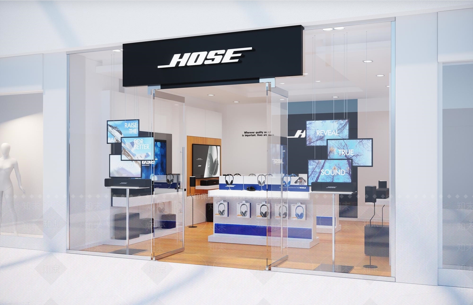 现代家居专卖店3D模型下载【ID:1183452854】