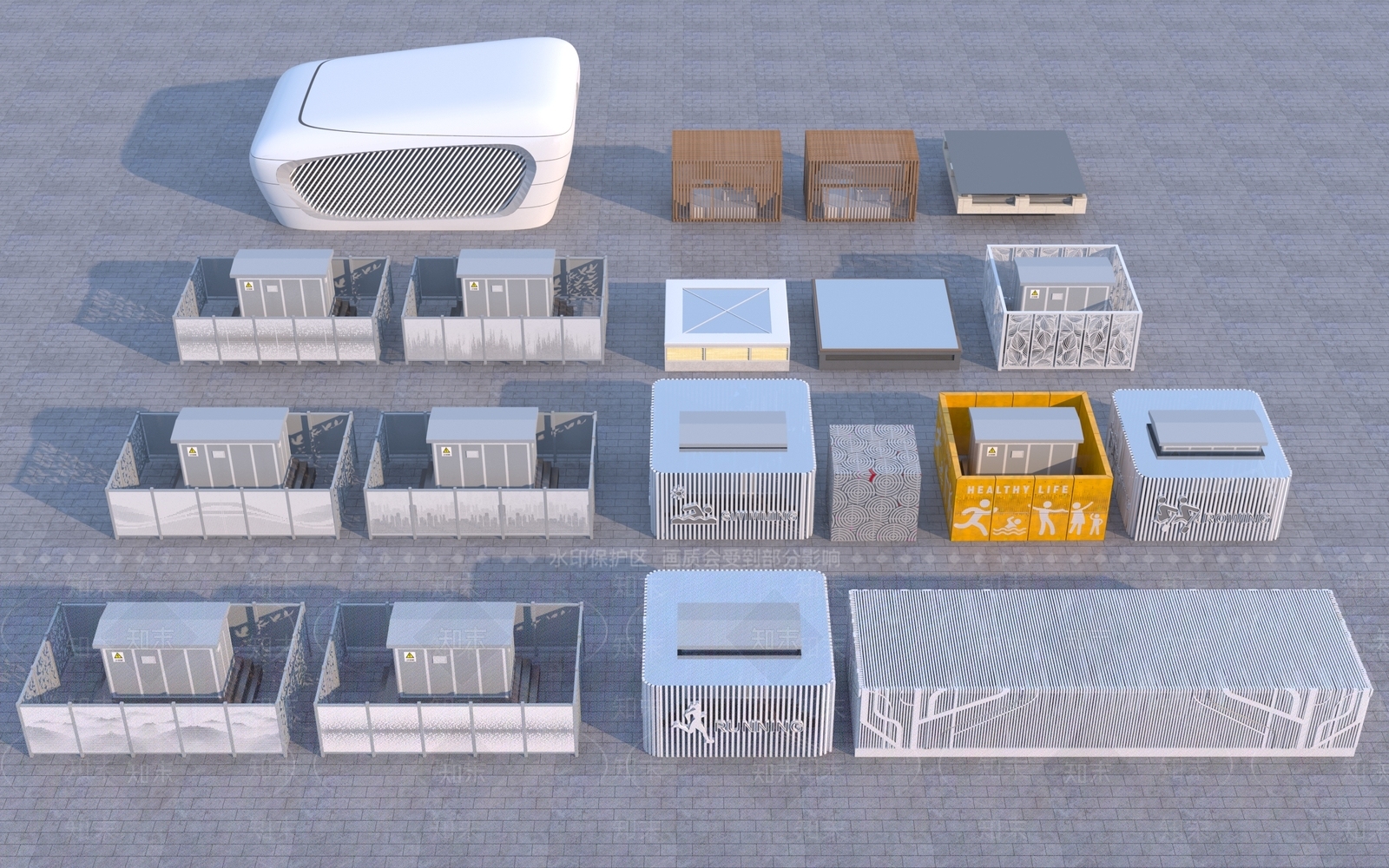 现代工业设备3D模型下载【ID:1183453022】