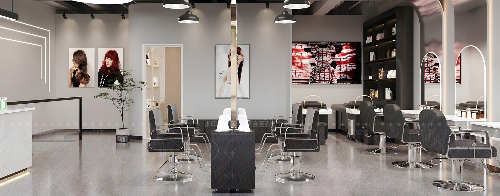 现代理发店SU模型下载【ID:1183460613】