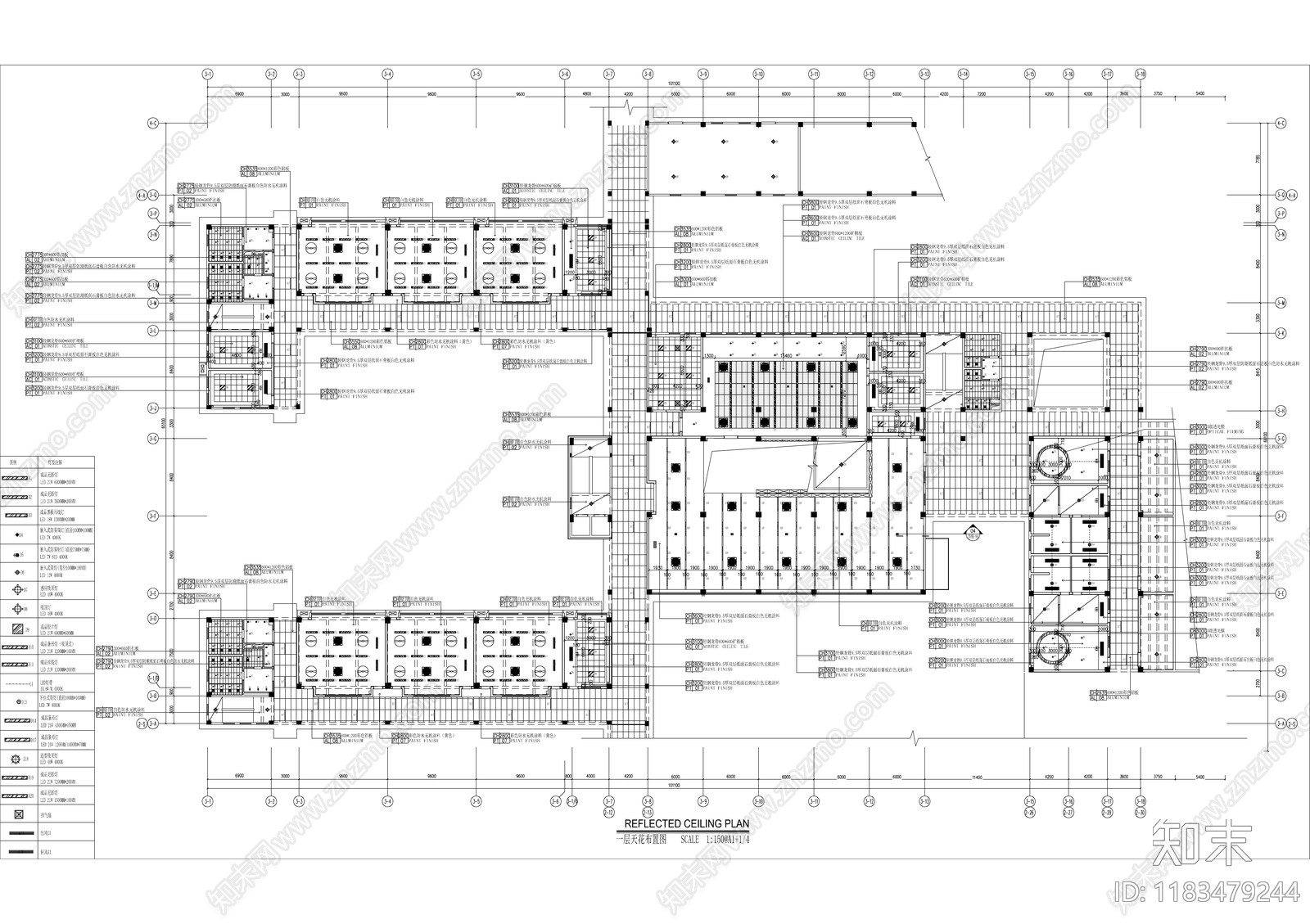 现代学校cad施工图下载【ID:1183479244】