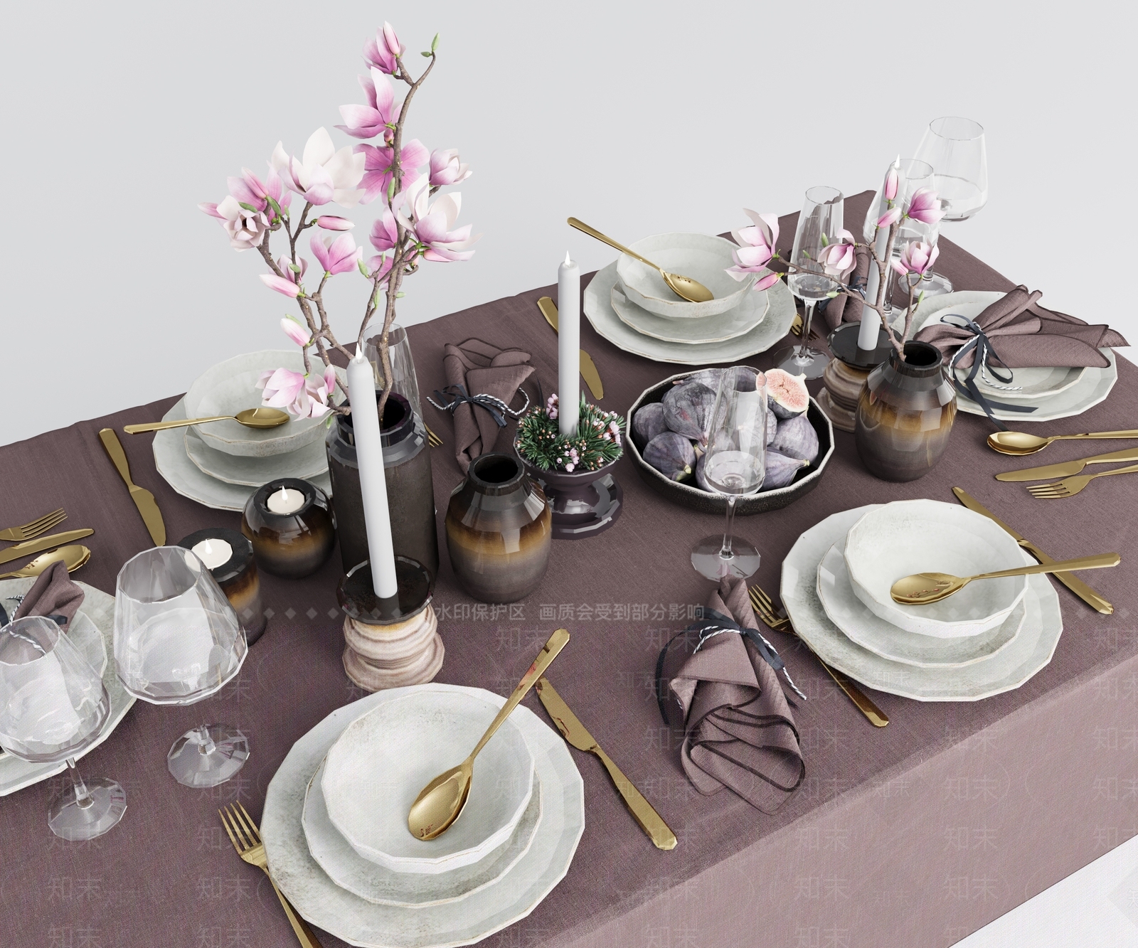 餐具SU模型下载【ID:1183492695】