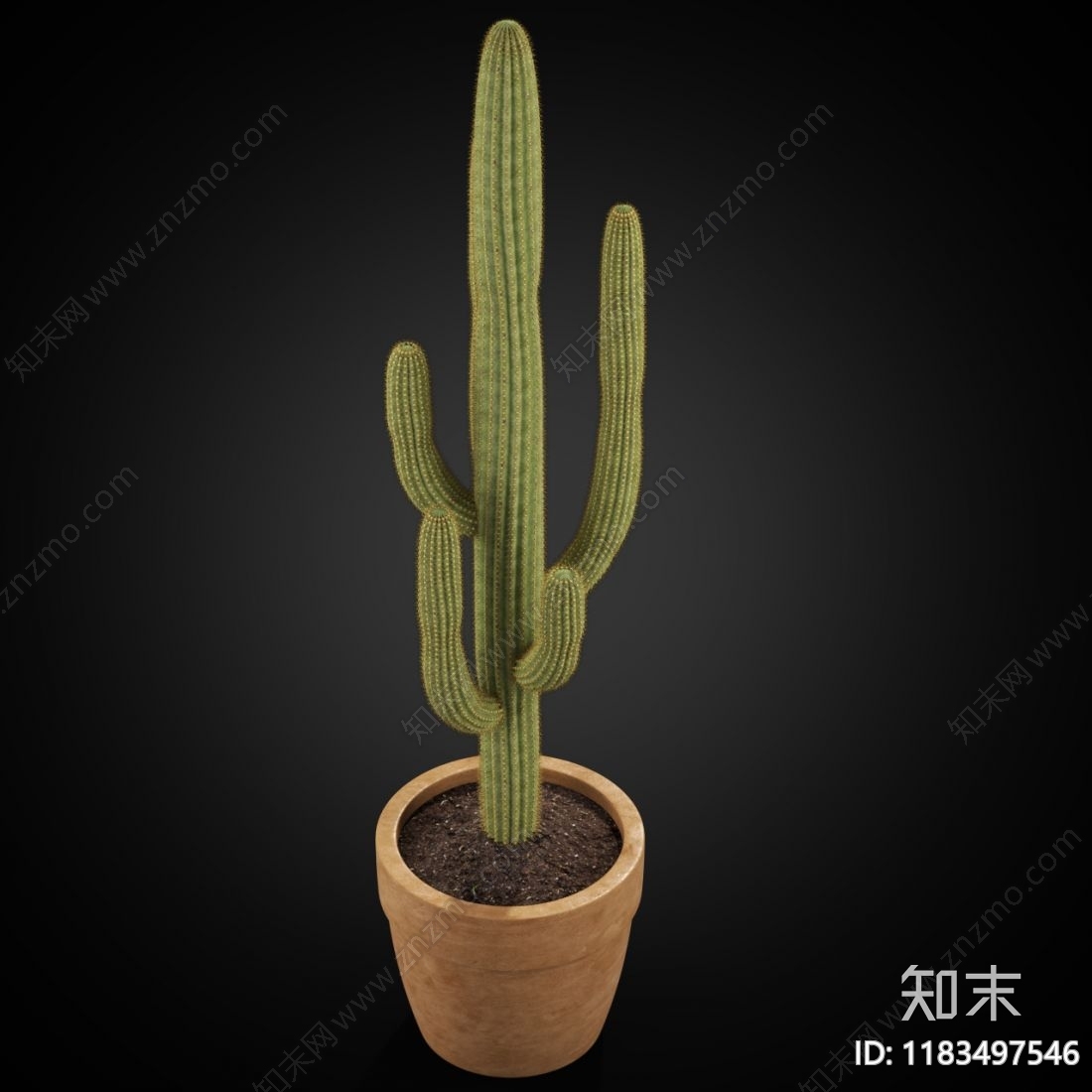 现代茶柜3D模型下载【ID:1183497546】