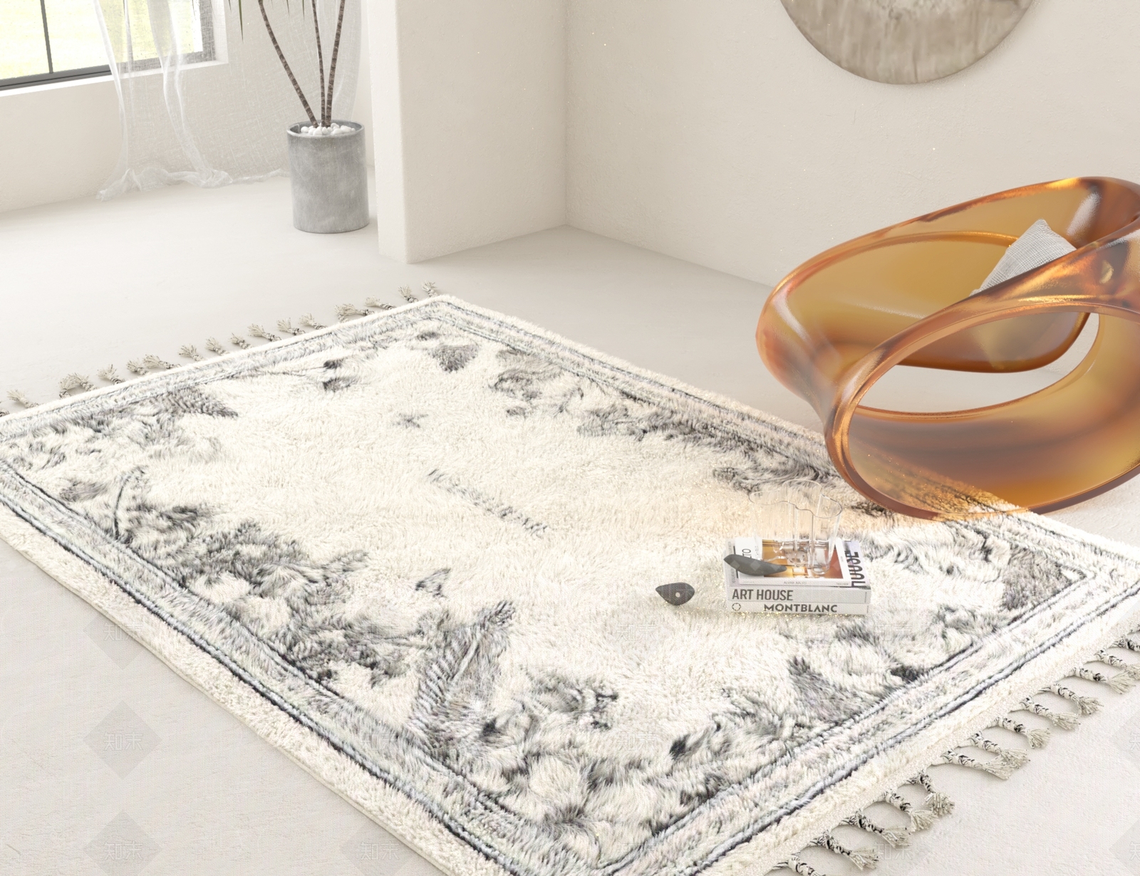 法式中式地毯3D模型下载【ID:1183507946】