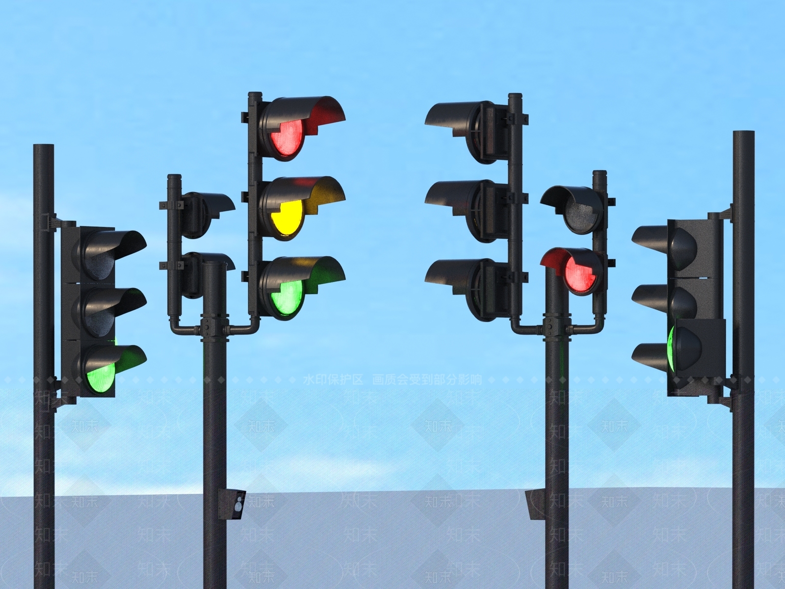 现代其他灯具3D模型下载【ID:1183513087】