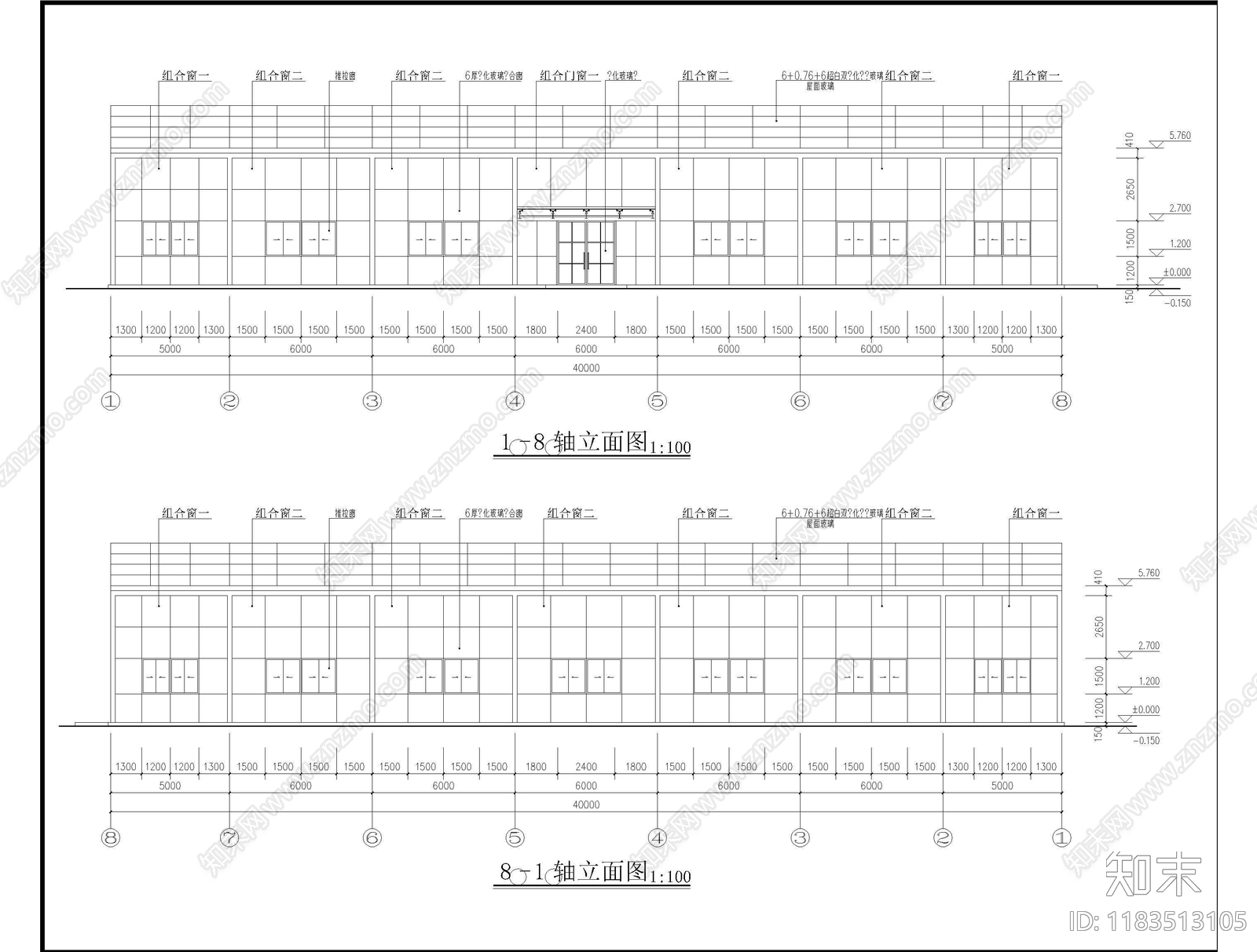 现代阳光房cad施工图下载【ID:1183513105】