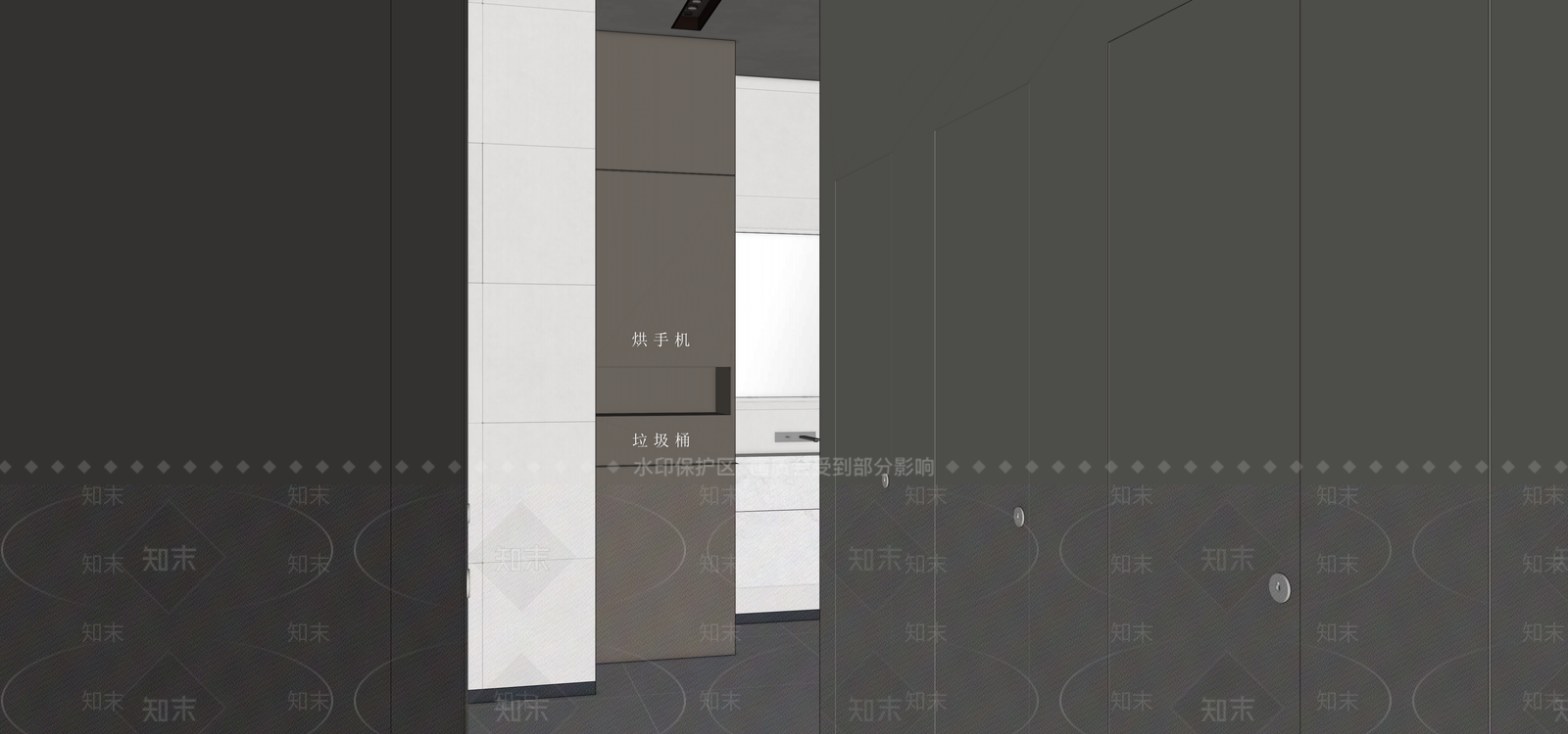 现代公共卫生间SU模型下载【ID:1183514365】