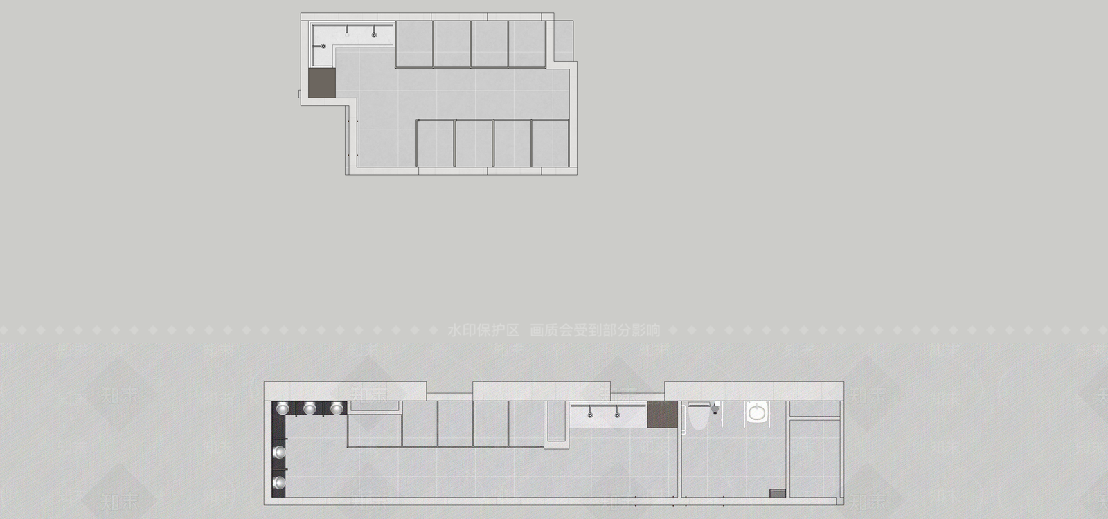 现代公共卫生间SU模型下载【ID:1183514365】