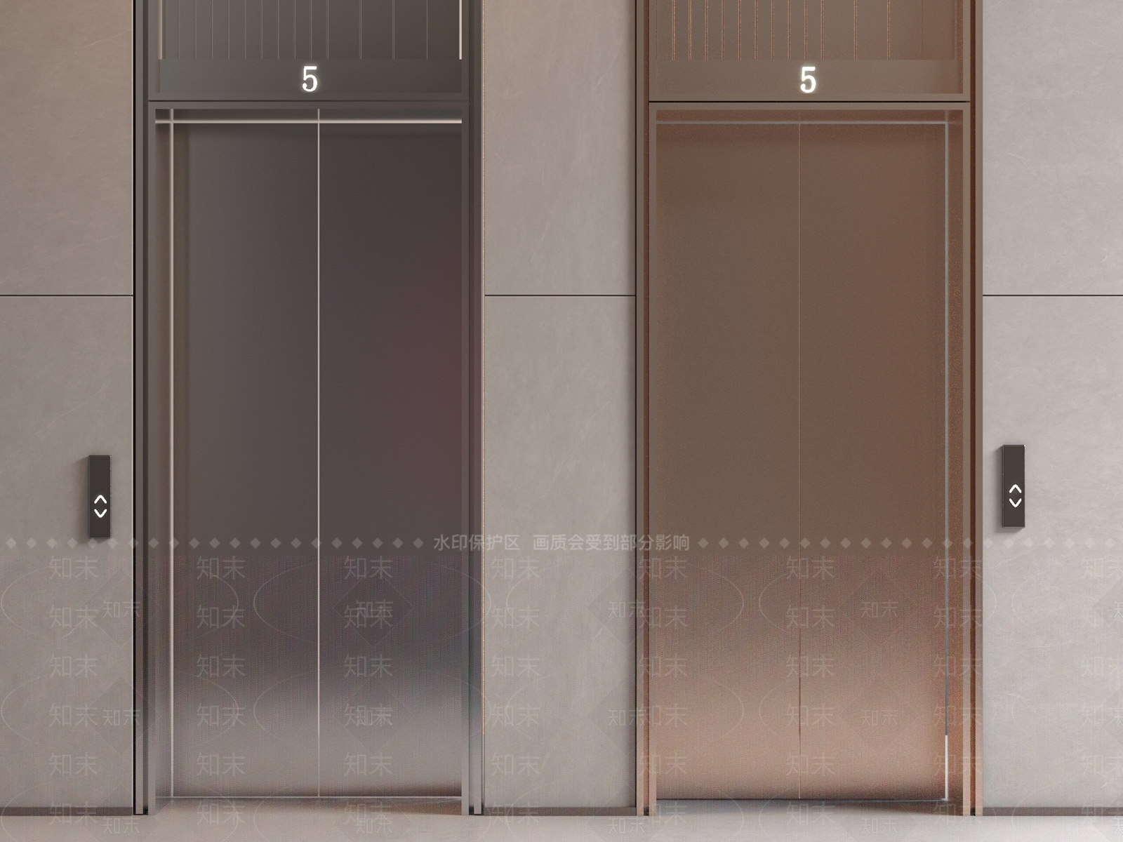 电梯间3D模型下载【ID:1183519815】