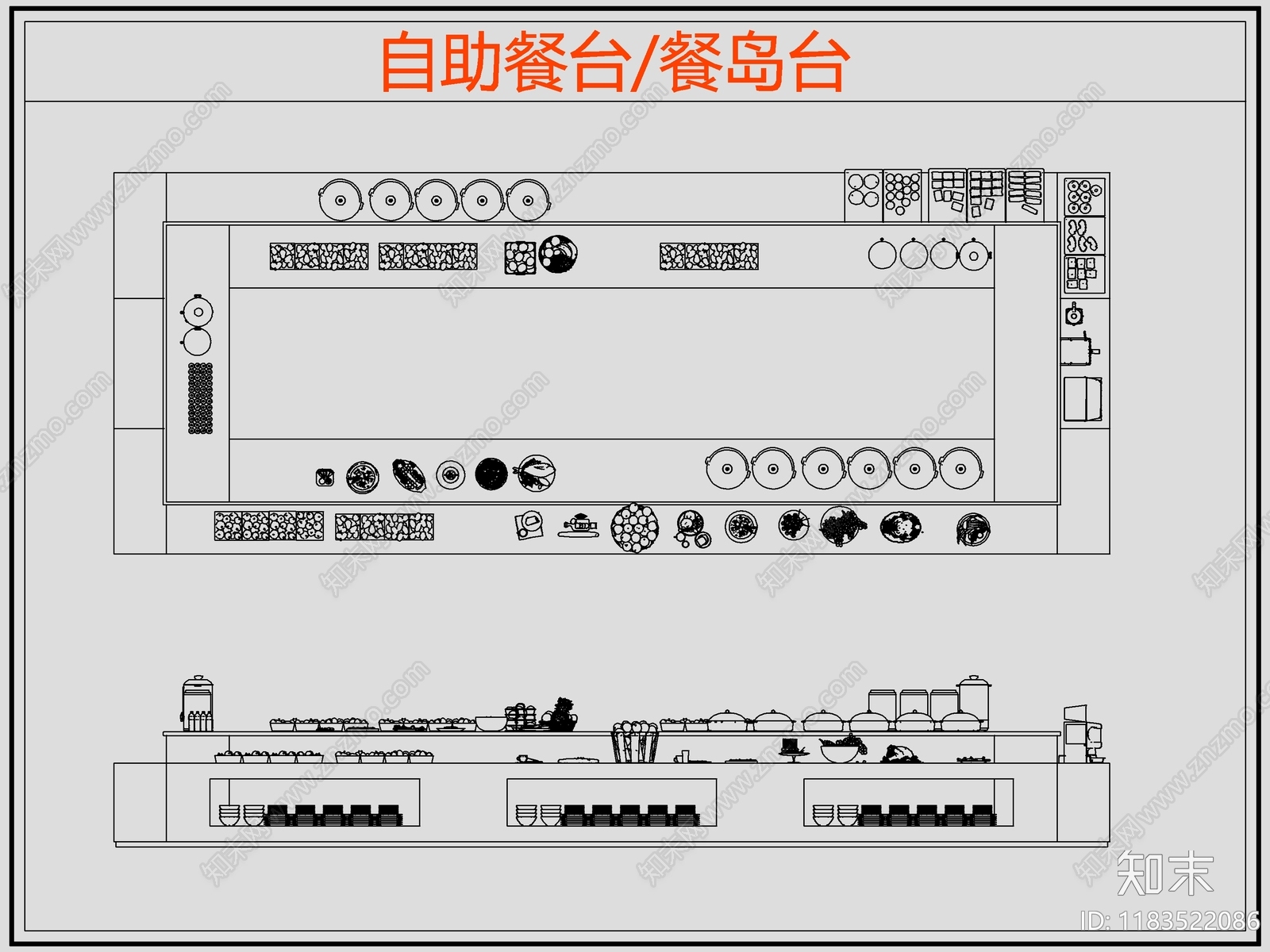 现代桌椅施工图下载【ID:1183522086】