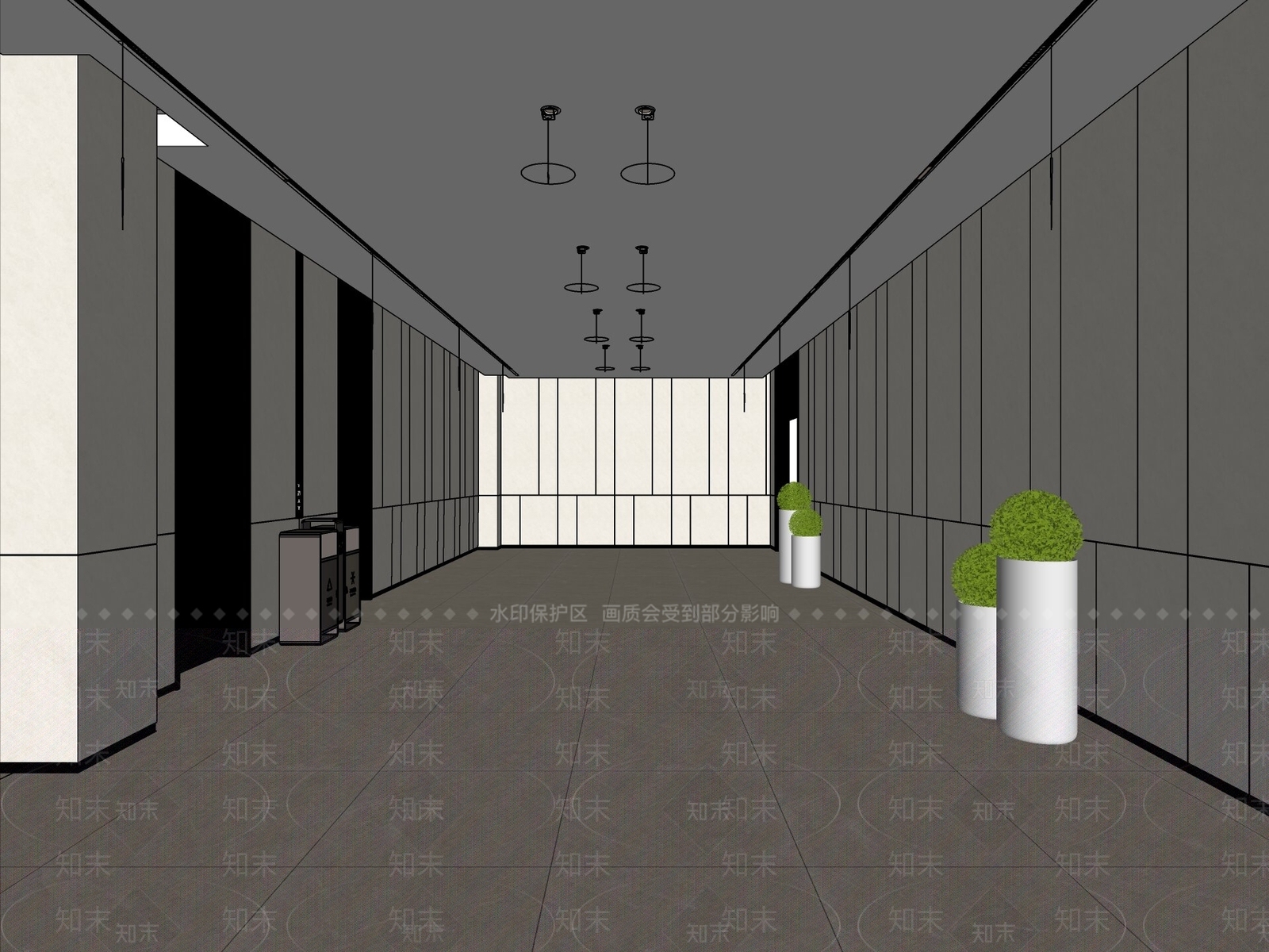 现代其他公共空间SU模型下载【ID:1183523395】
