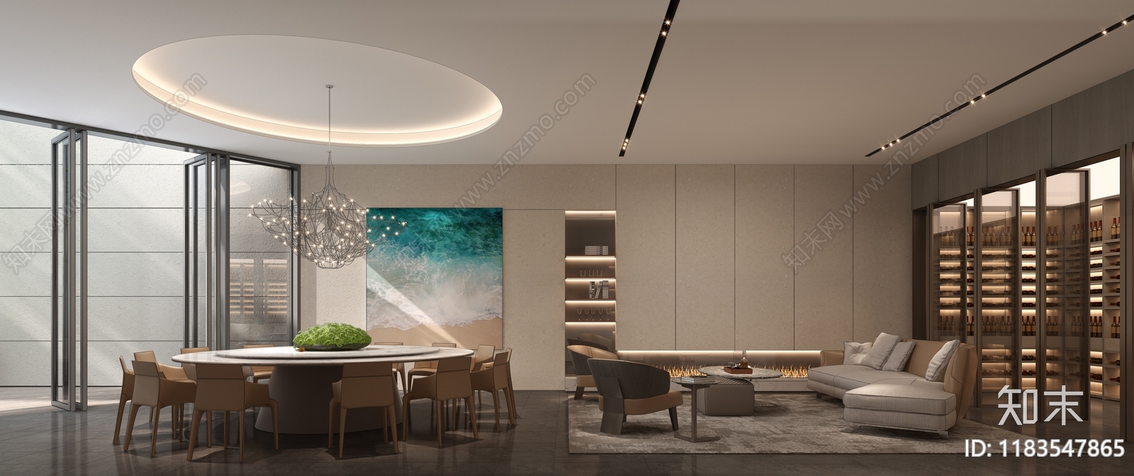 现代会所cad施工图下载【ID:1183547865】