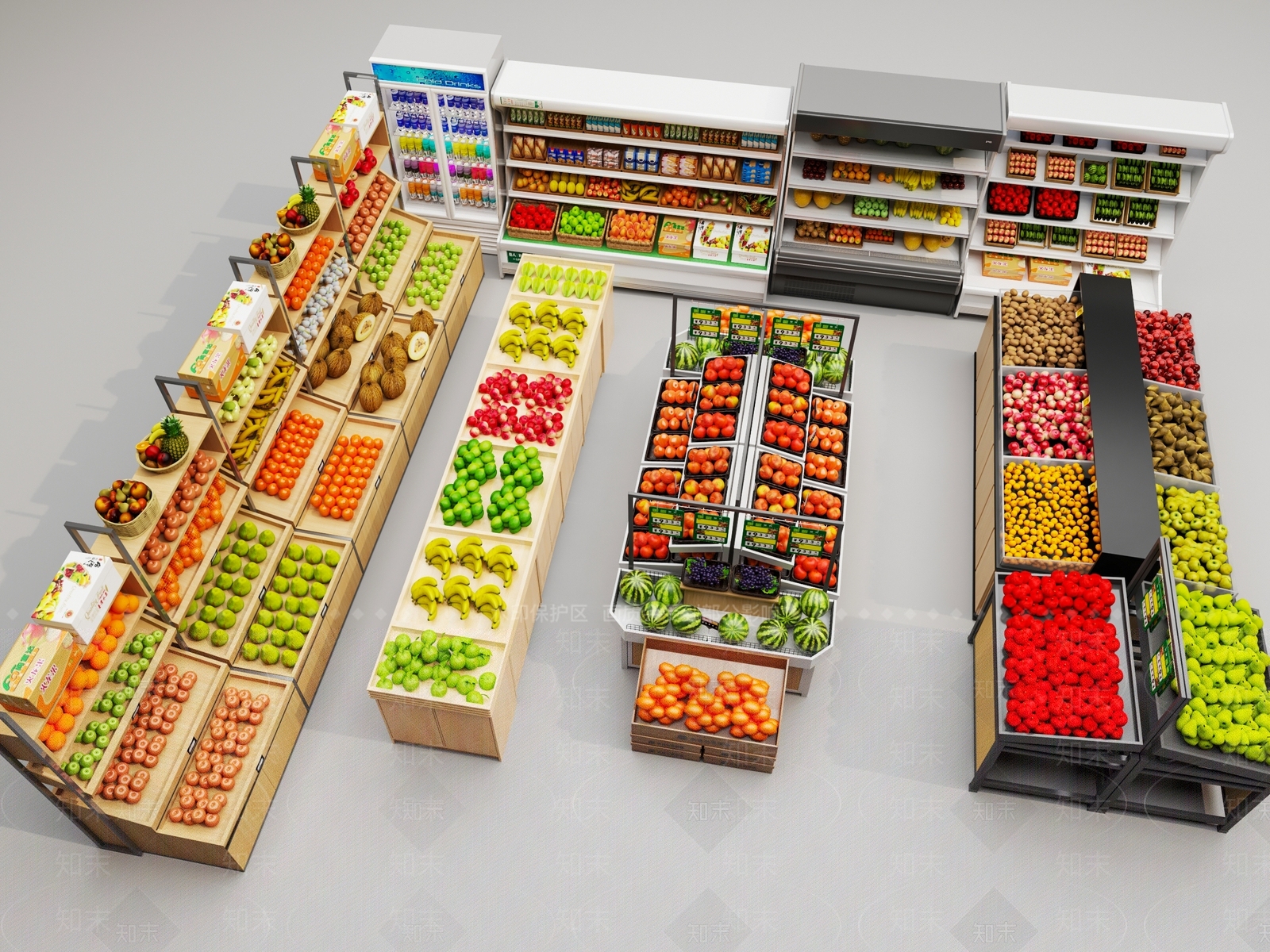 水果蔬菜SU模型下载【ID:1183550830】