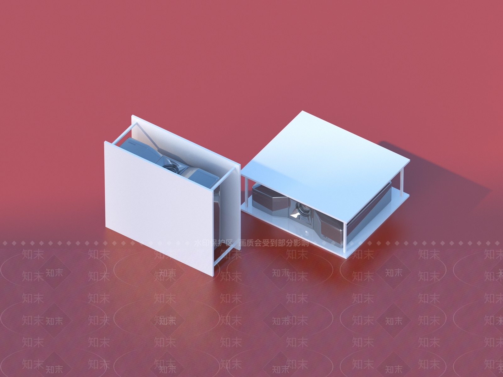 投影3D模型下载【ID:1183551167】