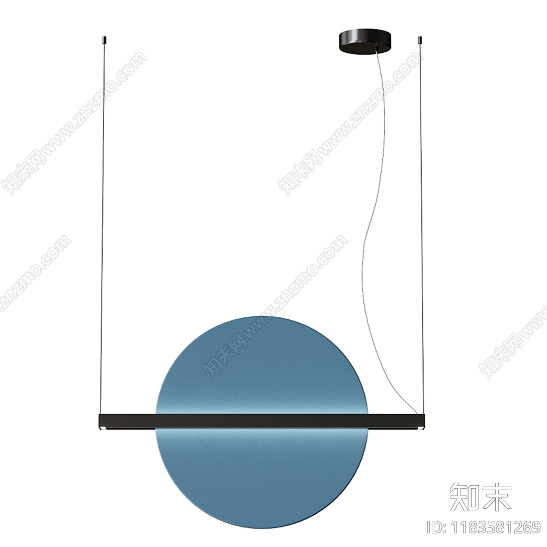 现代吊灯3D模型下载【ID:1183581269】