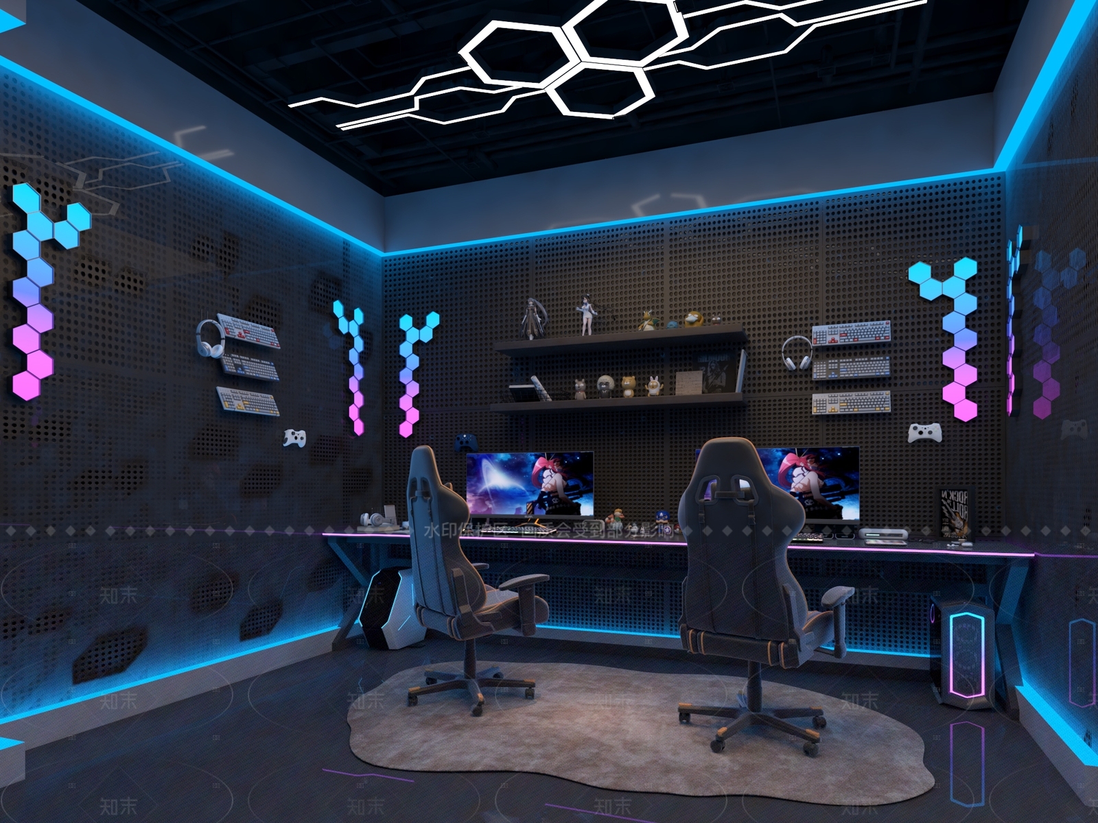 工业科技展厅3D模型下载【ID:1214988212】