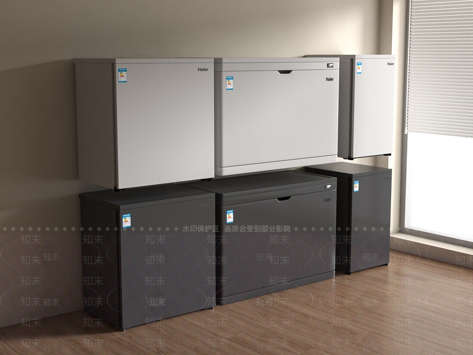 冰箱SU模型下载【ID:1183590360】