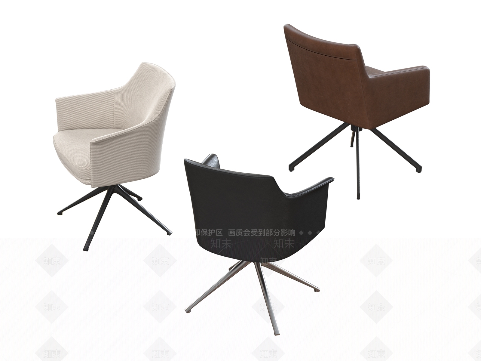 现代办公椅SU模型下载【ID:1183591280】