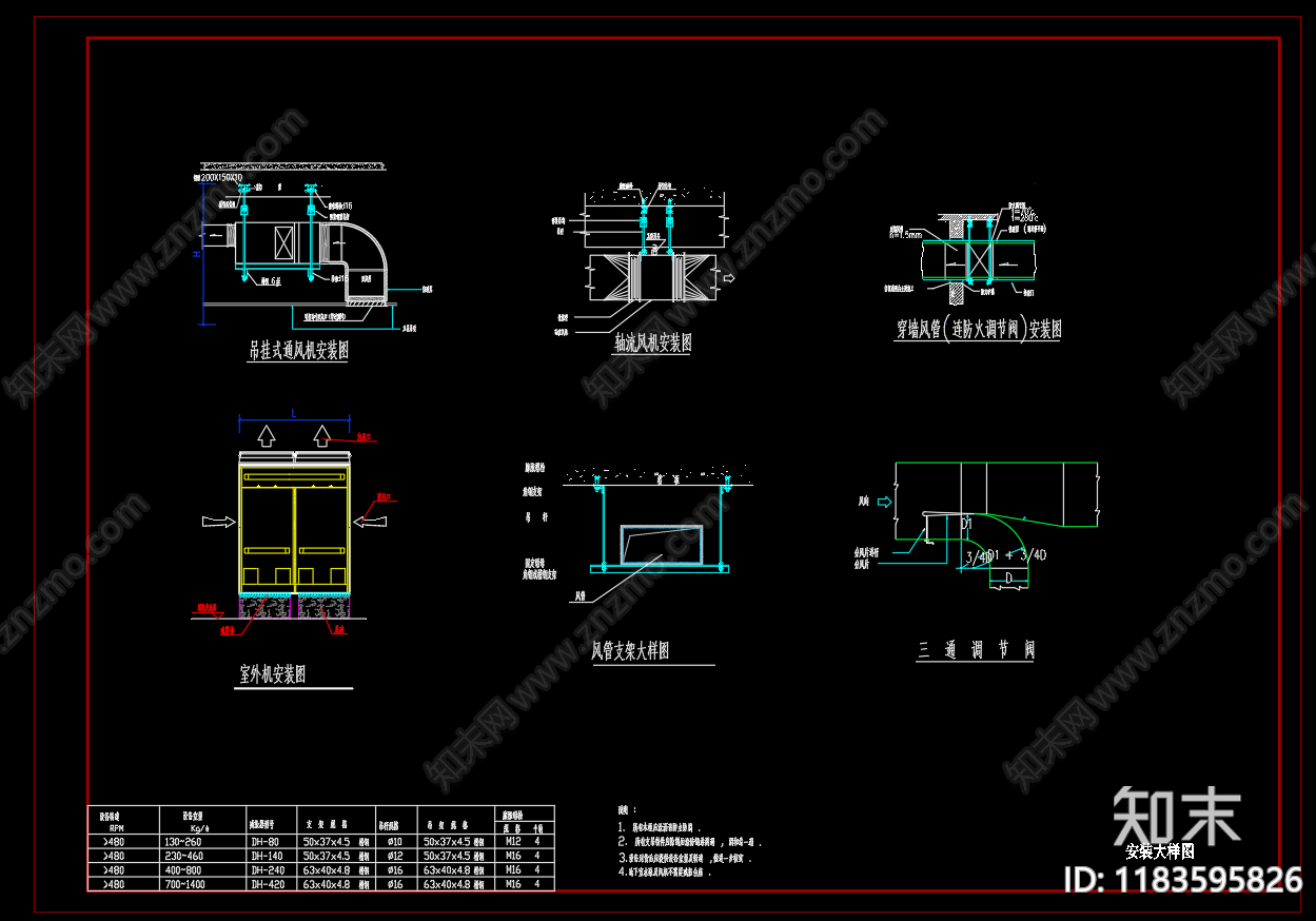 暖通节点cad施工图下载【ID:1183595826】