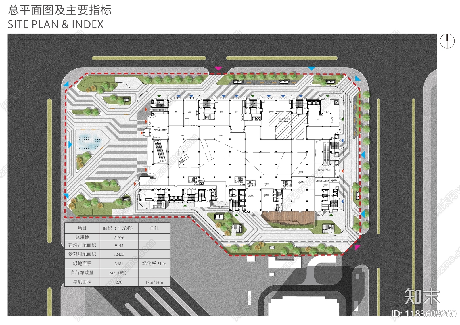现代商业景观cad施工图下载【ID:1183609260】