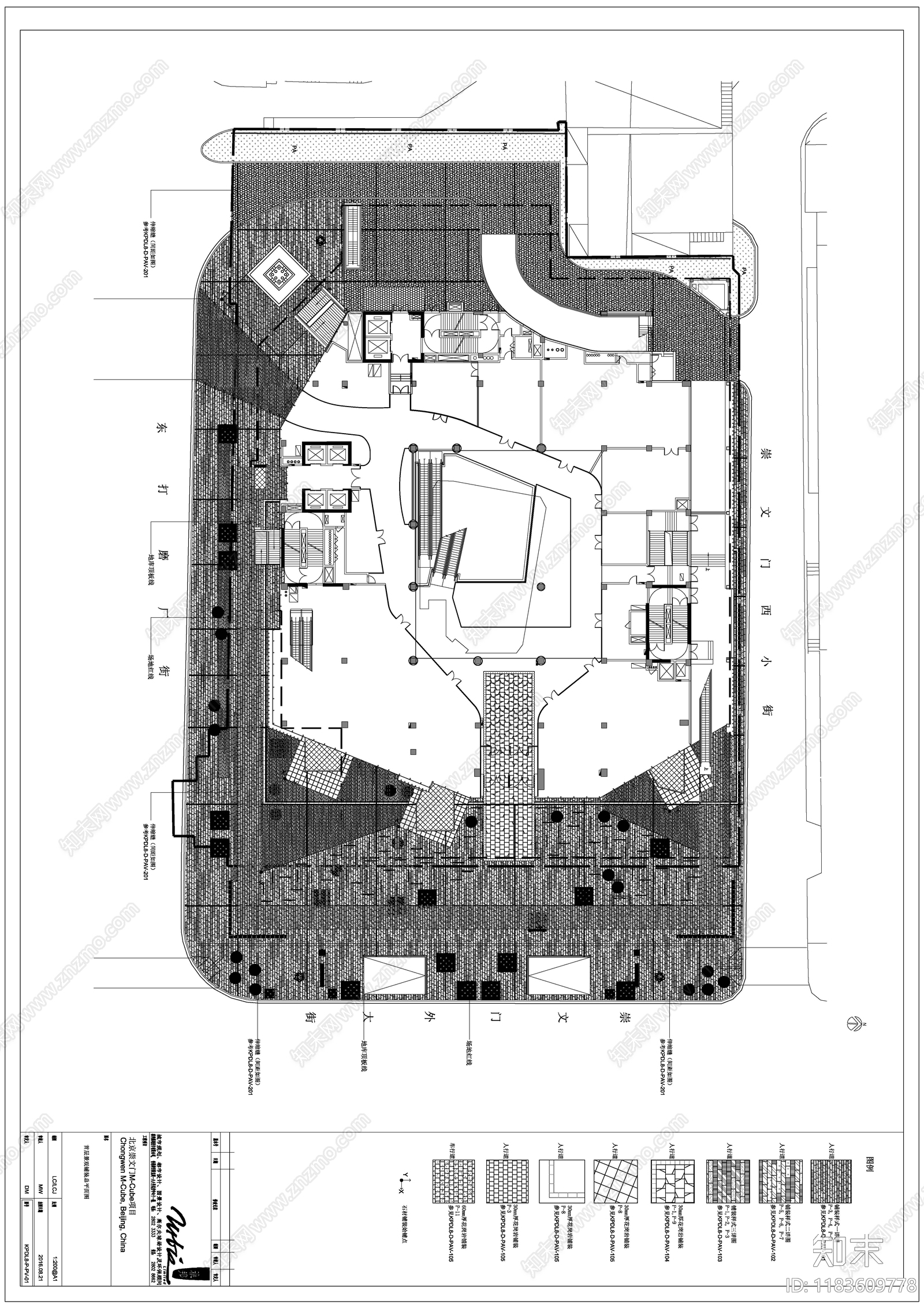 现代商业景观cad施工图下载【ID:1183609778】
