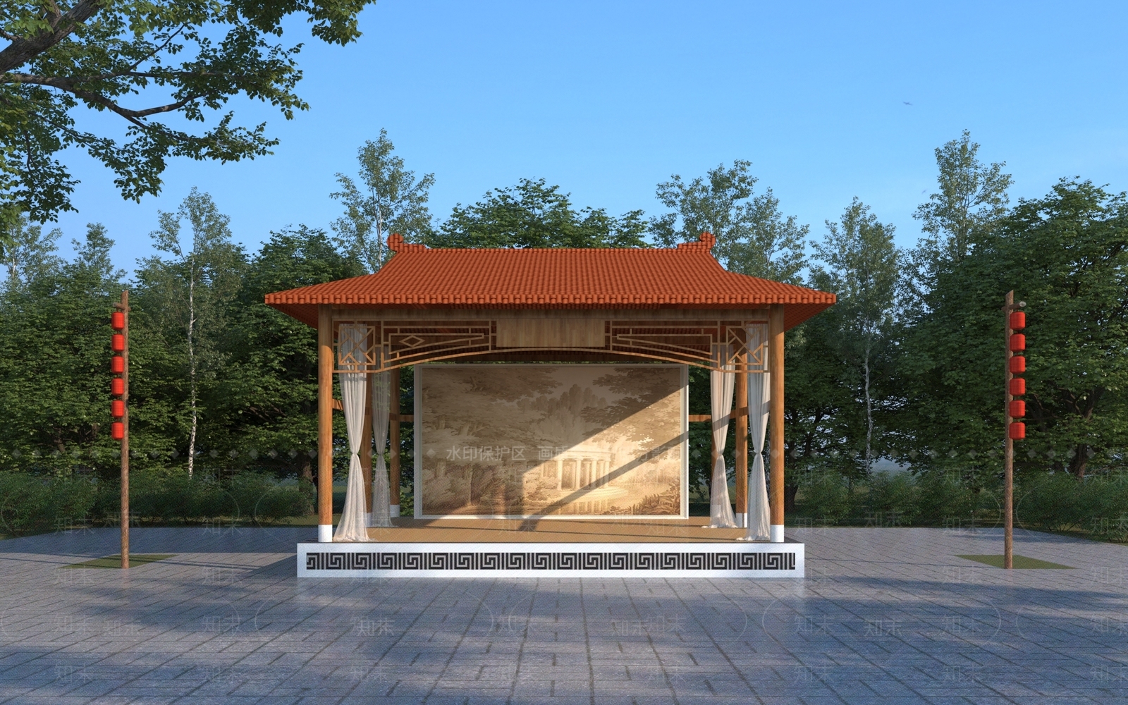 艺术风格建筑3D模型下载【ID:1183613113】